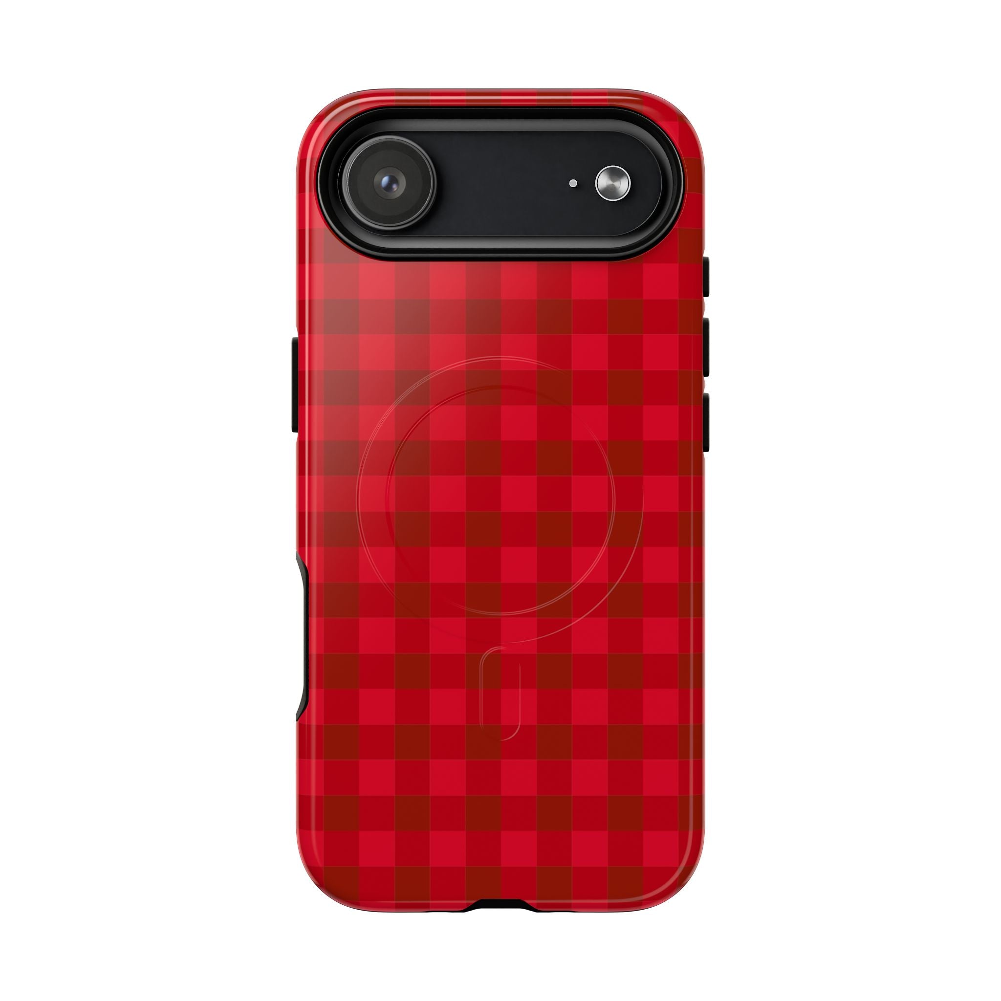 Red Buffalo Plaid iPhone Case – MagSafe Compatible
