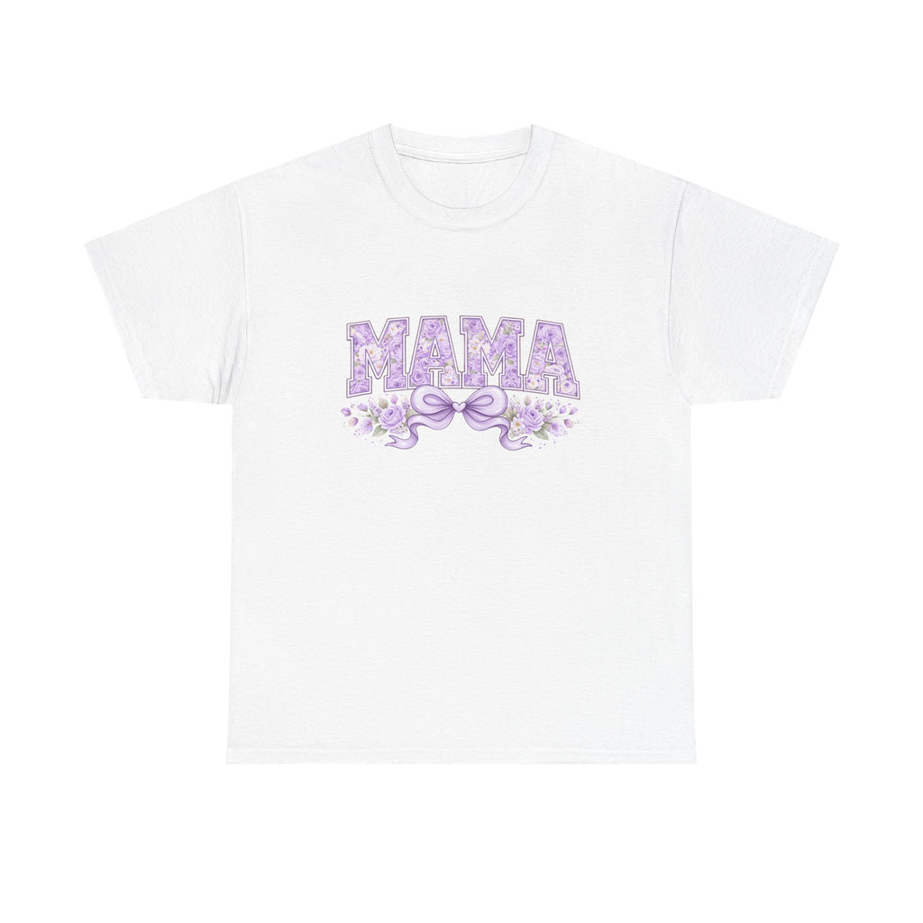 Mama Floral Tee — Lavender 'MAMA' Mother's Day Shirt