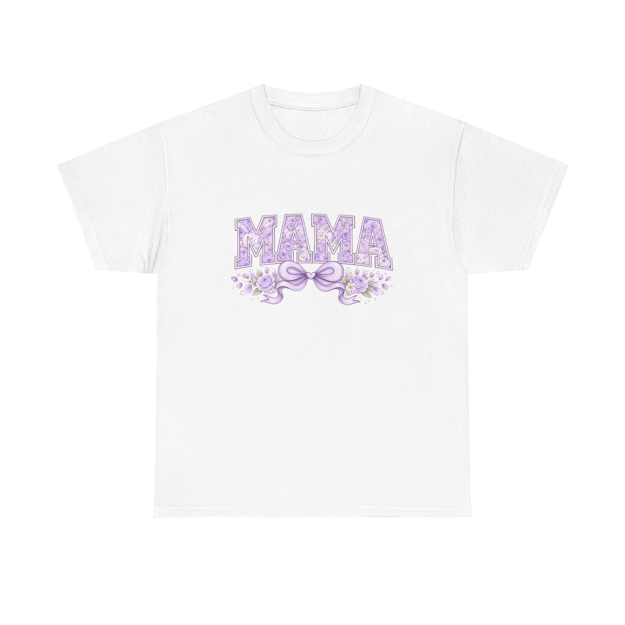 Mama Floral Tee — Lavender 'MAMA' Mother's Day Shirt