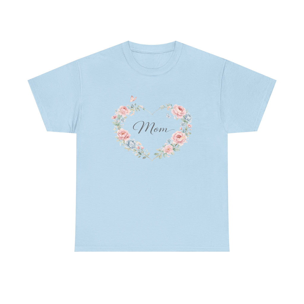 Mom Floral Heart T-Shirt — Mother’s Day Gift Tee