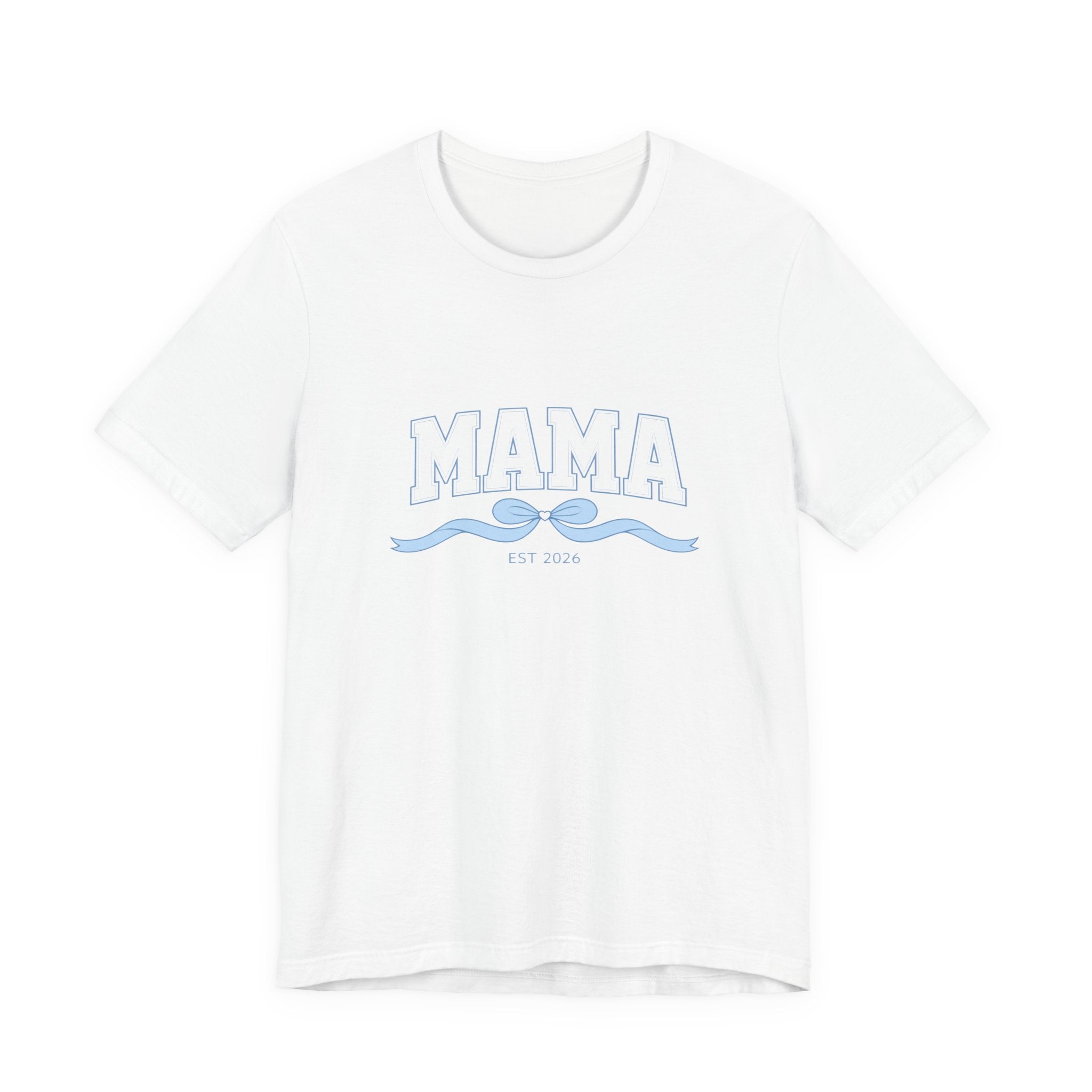Mama Est 2026 Shirt | Retro Mama Bow Tee | Mother’s Day Gift for Mom | Aesthetic Mama T-Shirt