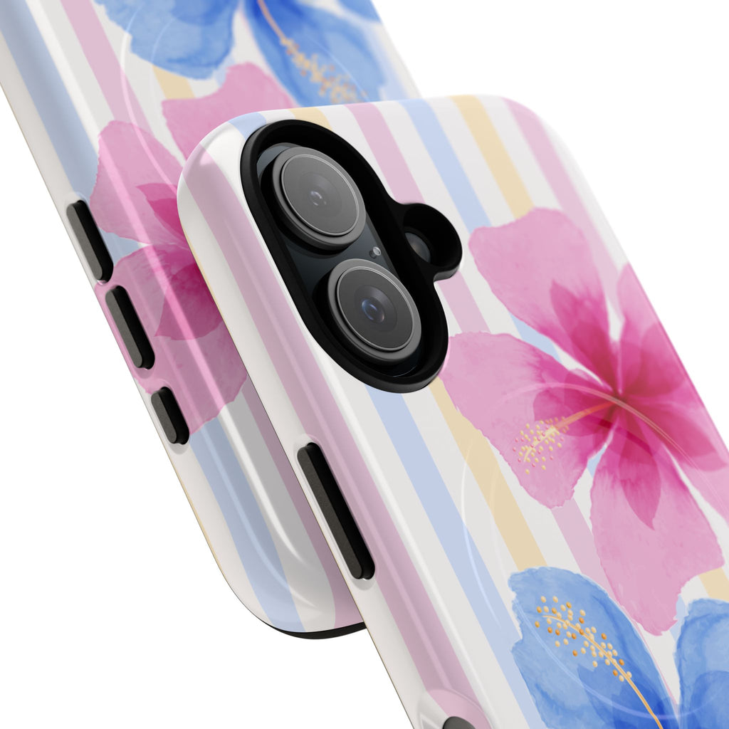 Floral Hibiscus iPhone Case – MagSafe Compatible