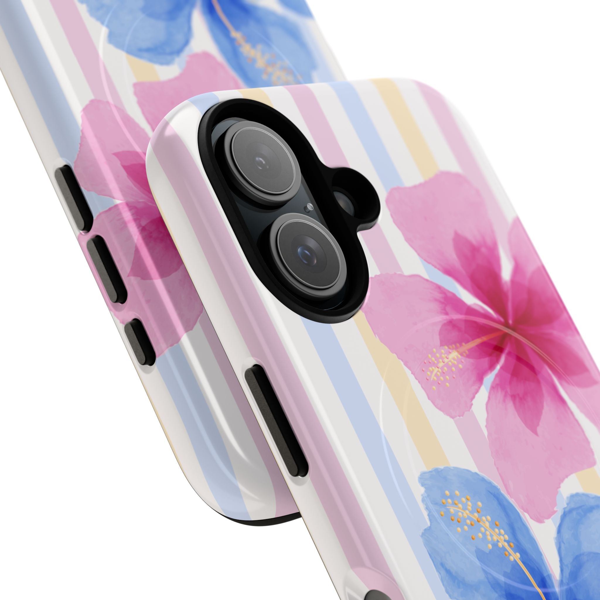 Floral Hibiscus iPhone Case – MagSafe Compatible