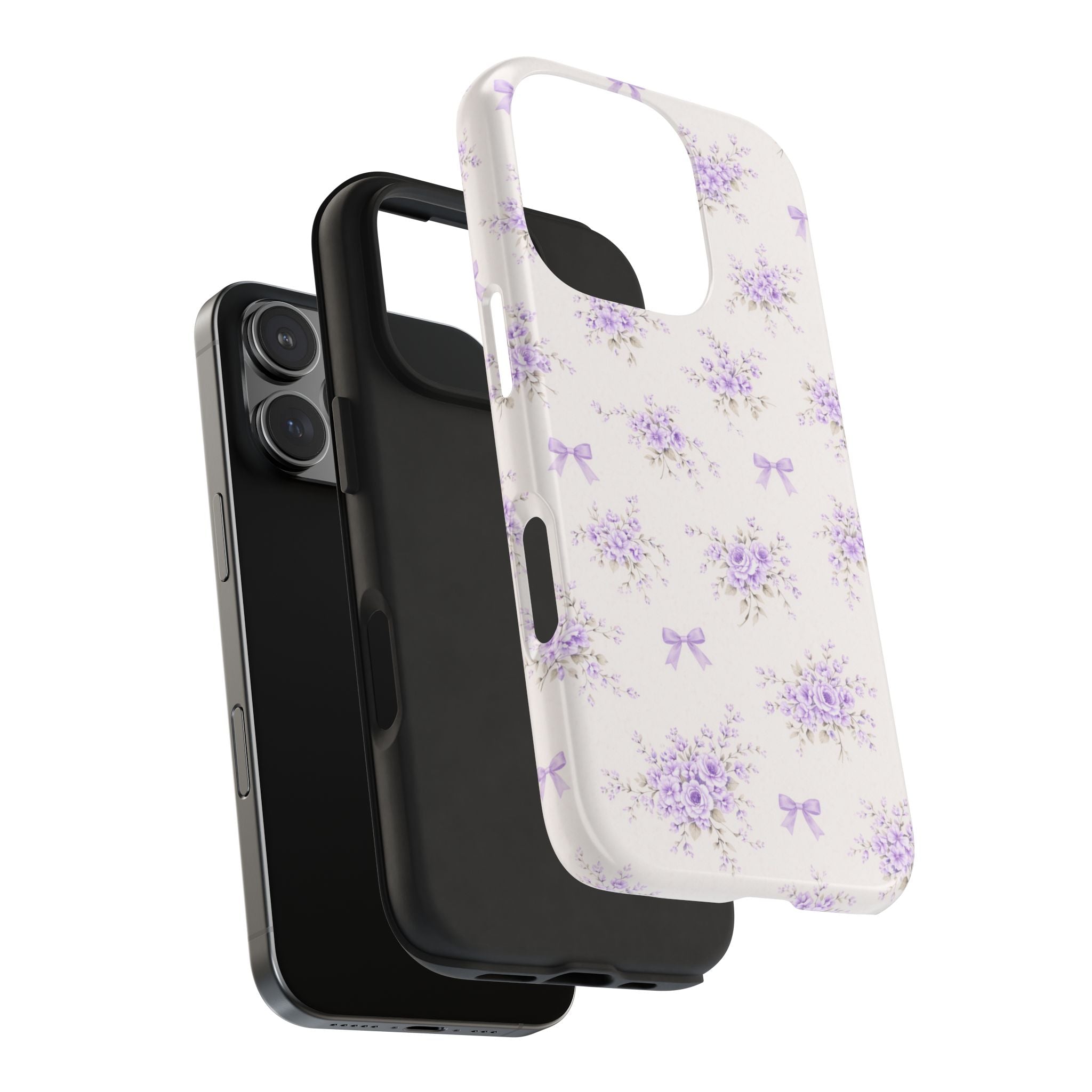 Lavender Floral Bouquet iPhone Case | Tough Phone Case