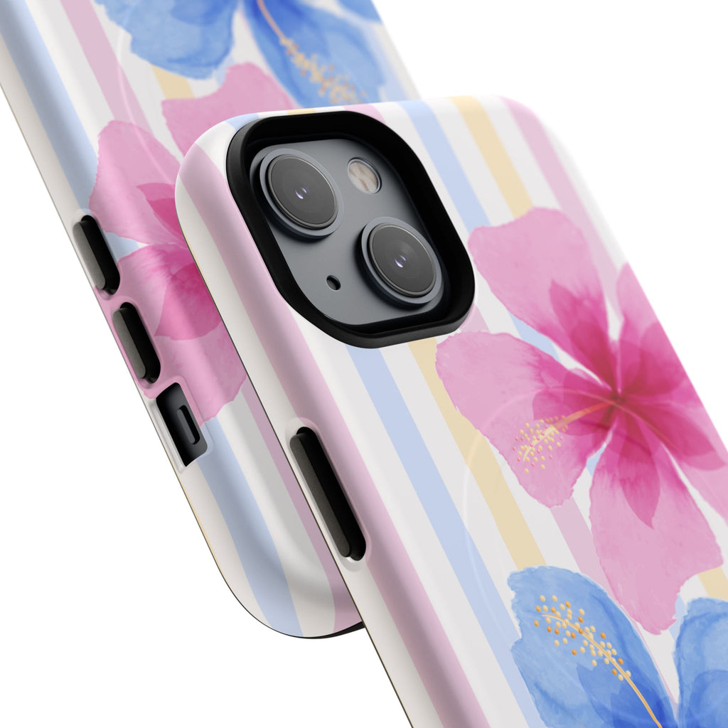 Floral Hibiscus iPhone Case – MagSafe Compatible