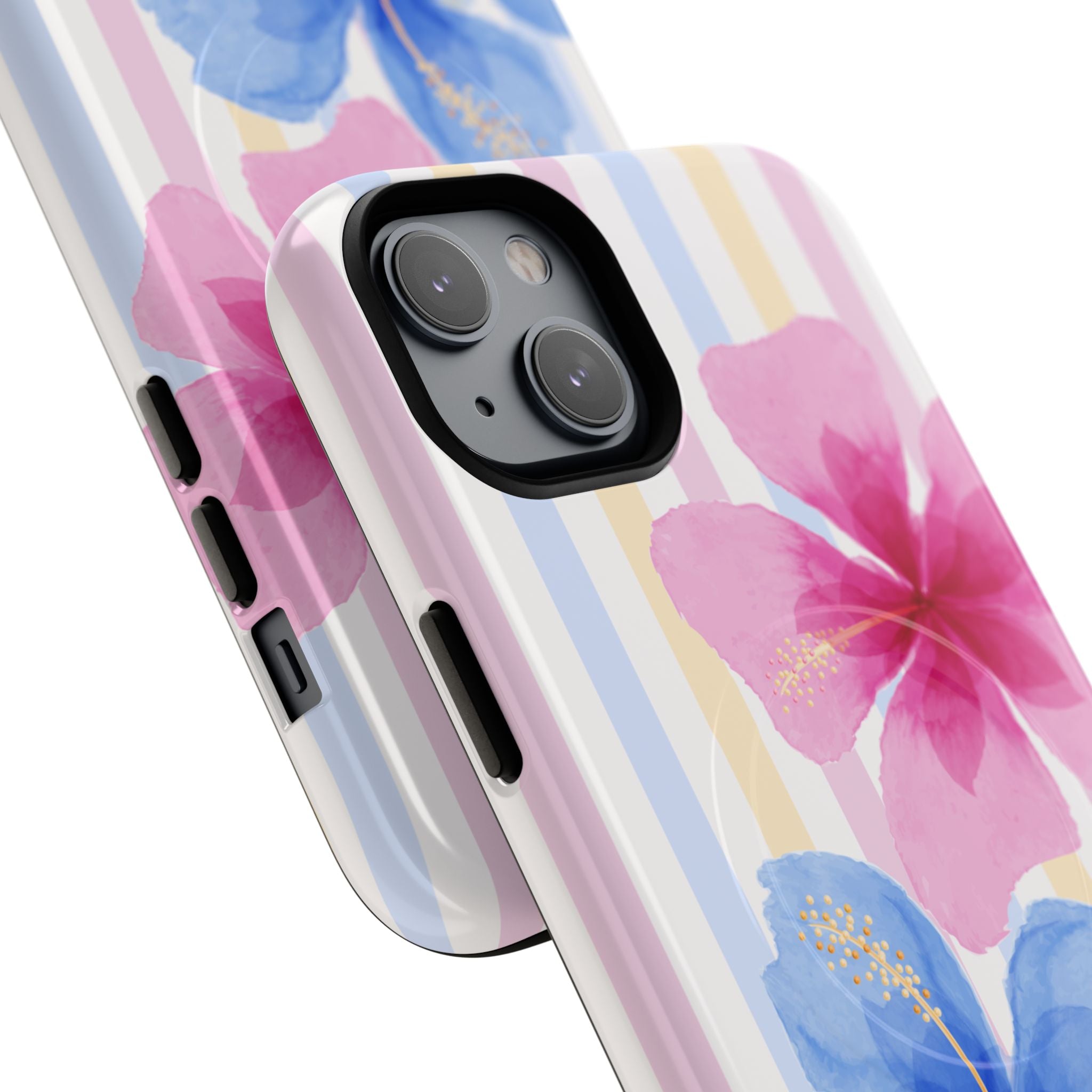 Floral Hibiscus iPhone Case – MagSafe Compatible