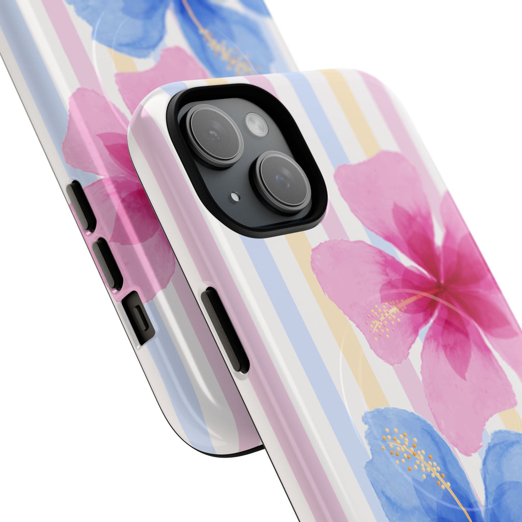 Floral Hibiscus iPhone Case – MagSafe Compatible