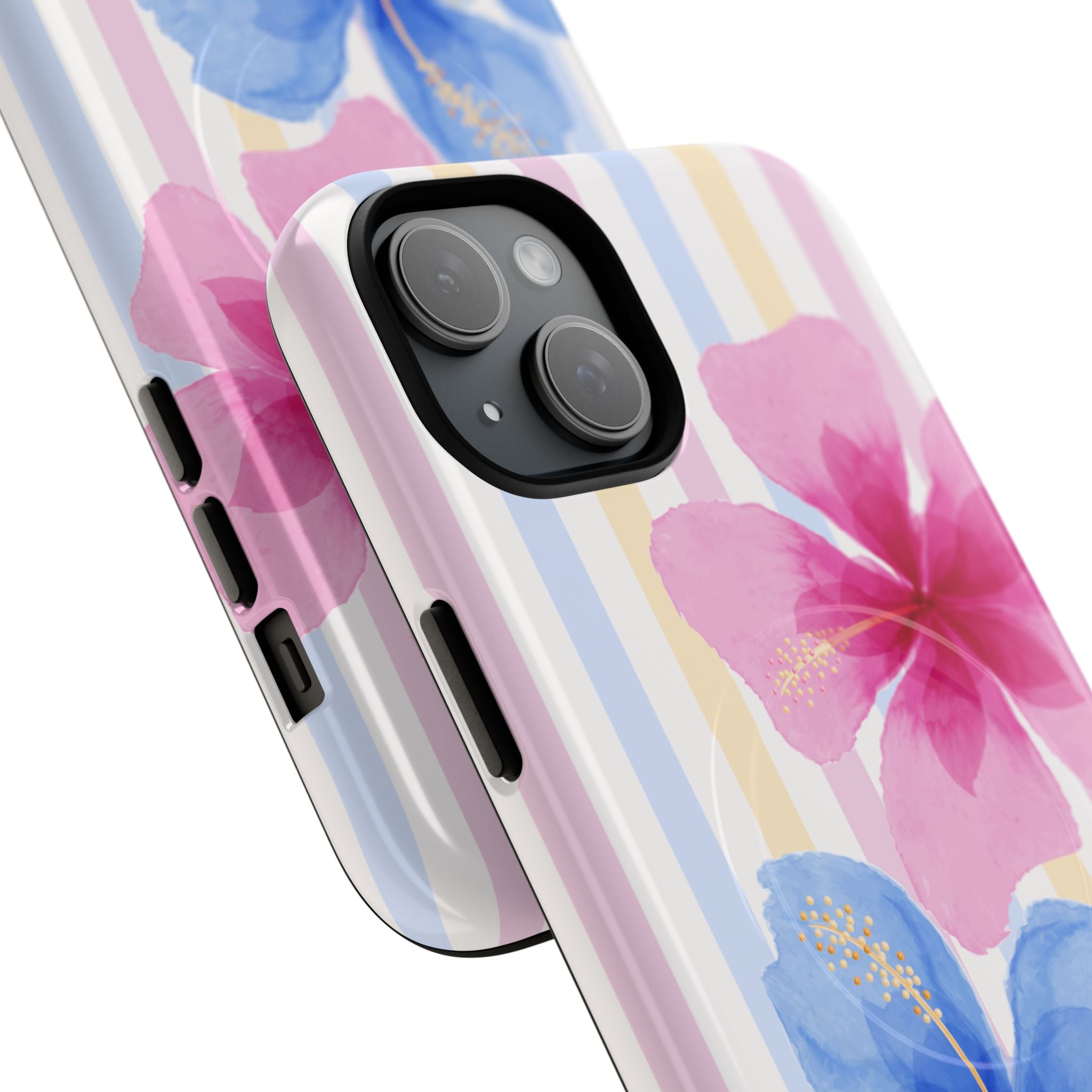 Floral Hibiscus iPhone Case – MagSafe Compatible