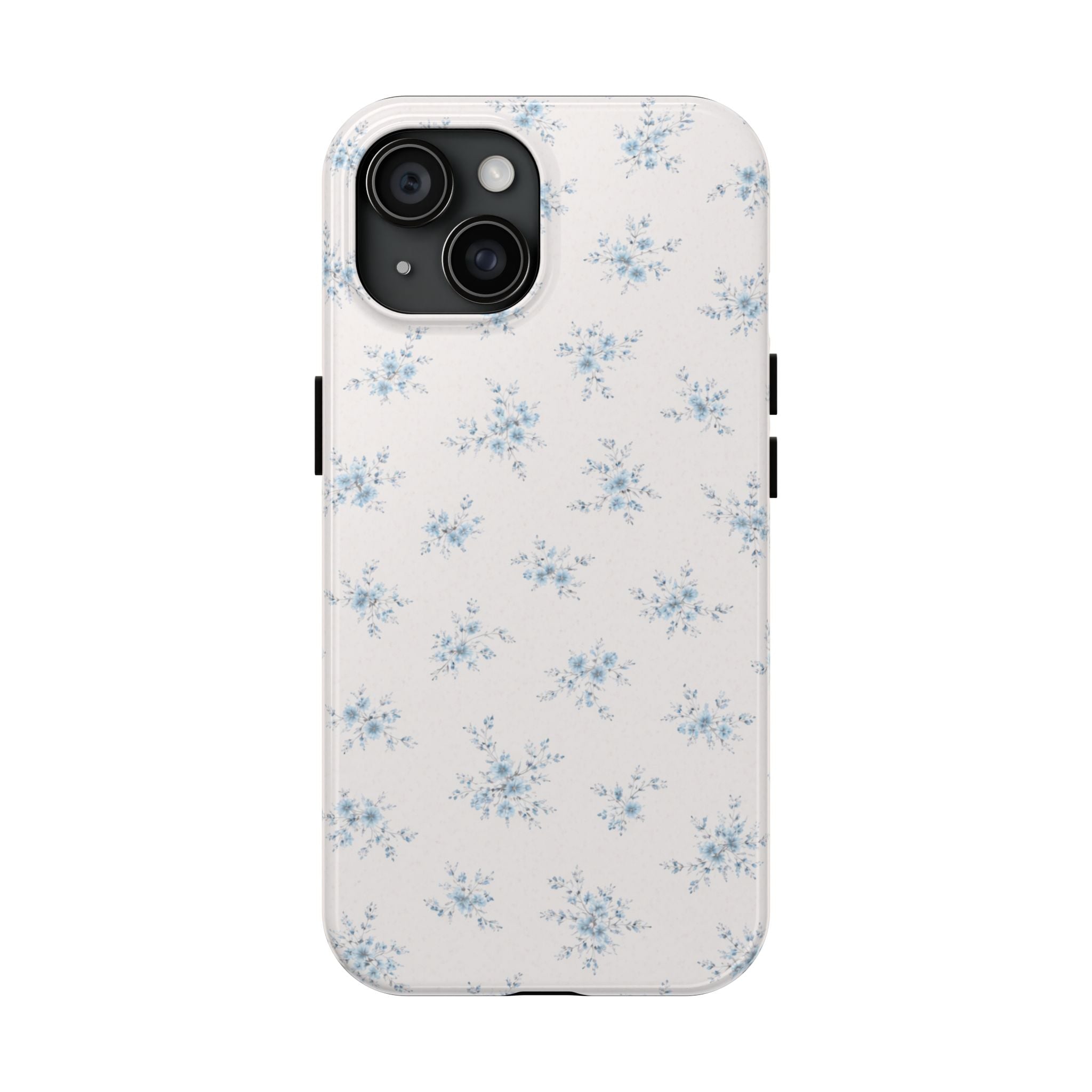 Blue Floral Sprig iPhone Case | Tough Phone Case