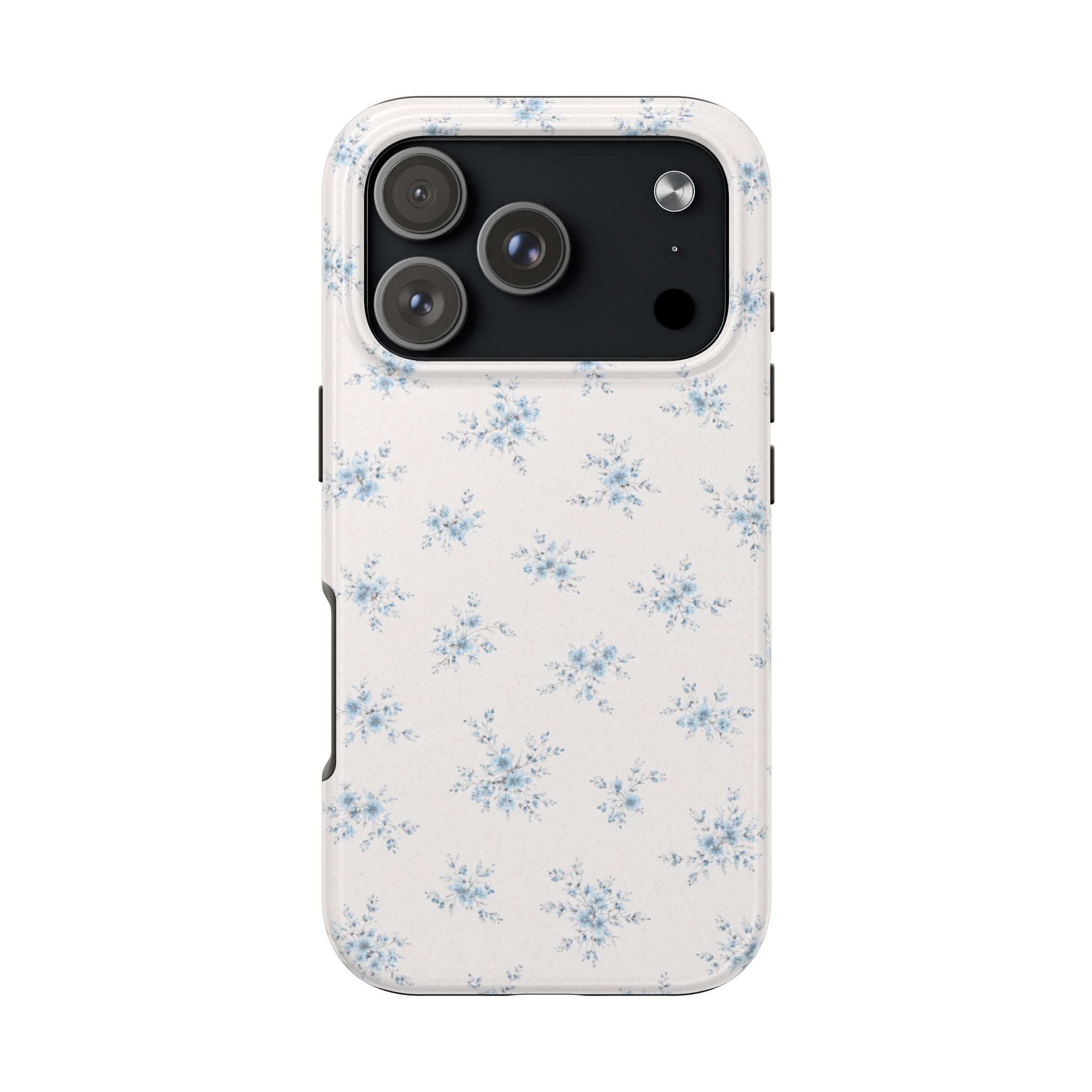 Blue Floral Sprig iPhone Case | Tough Phone Case