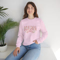 Mama Floral Crewneck Sweatshirt — Pink Floral "MAMA" Gift for Moms