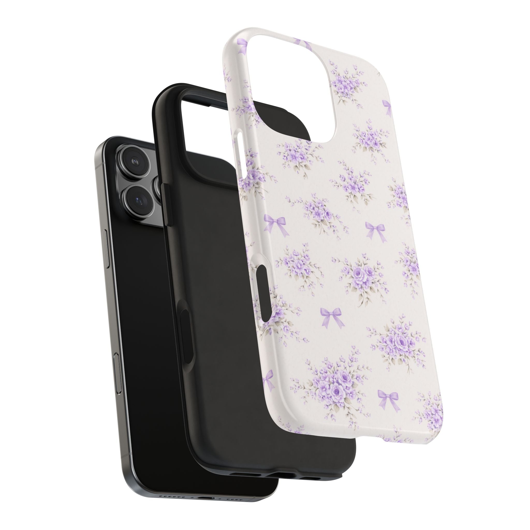 Lavender Floral Bouquet iPhone Case | Tough Phone Case