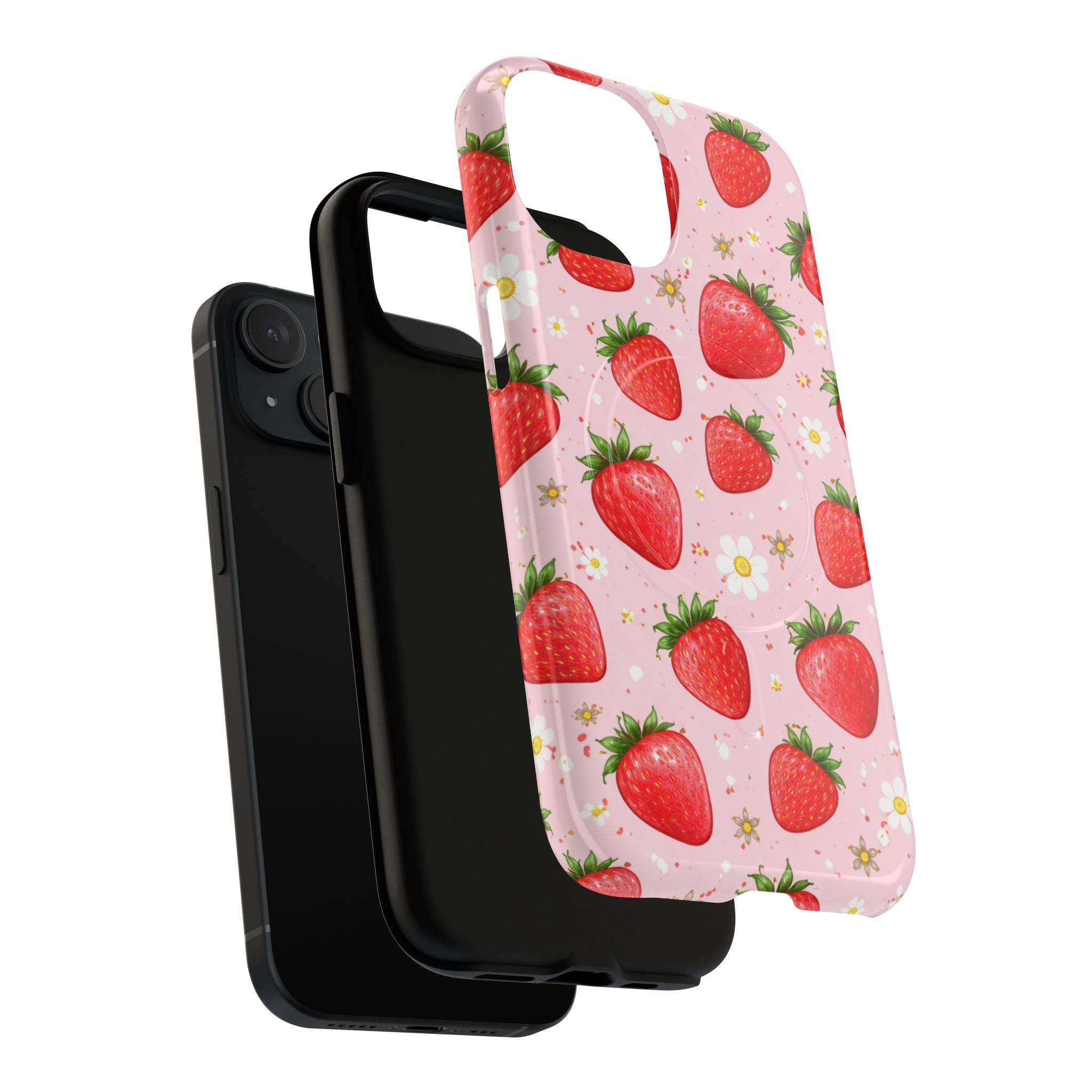 Strawberry iPhone Case – MagSafe Compatible
