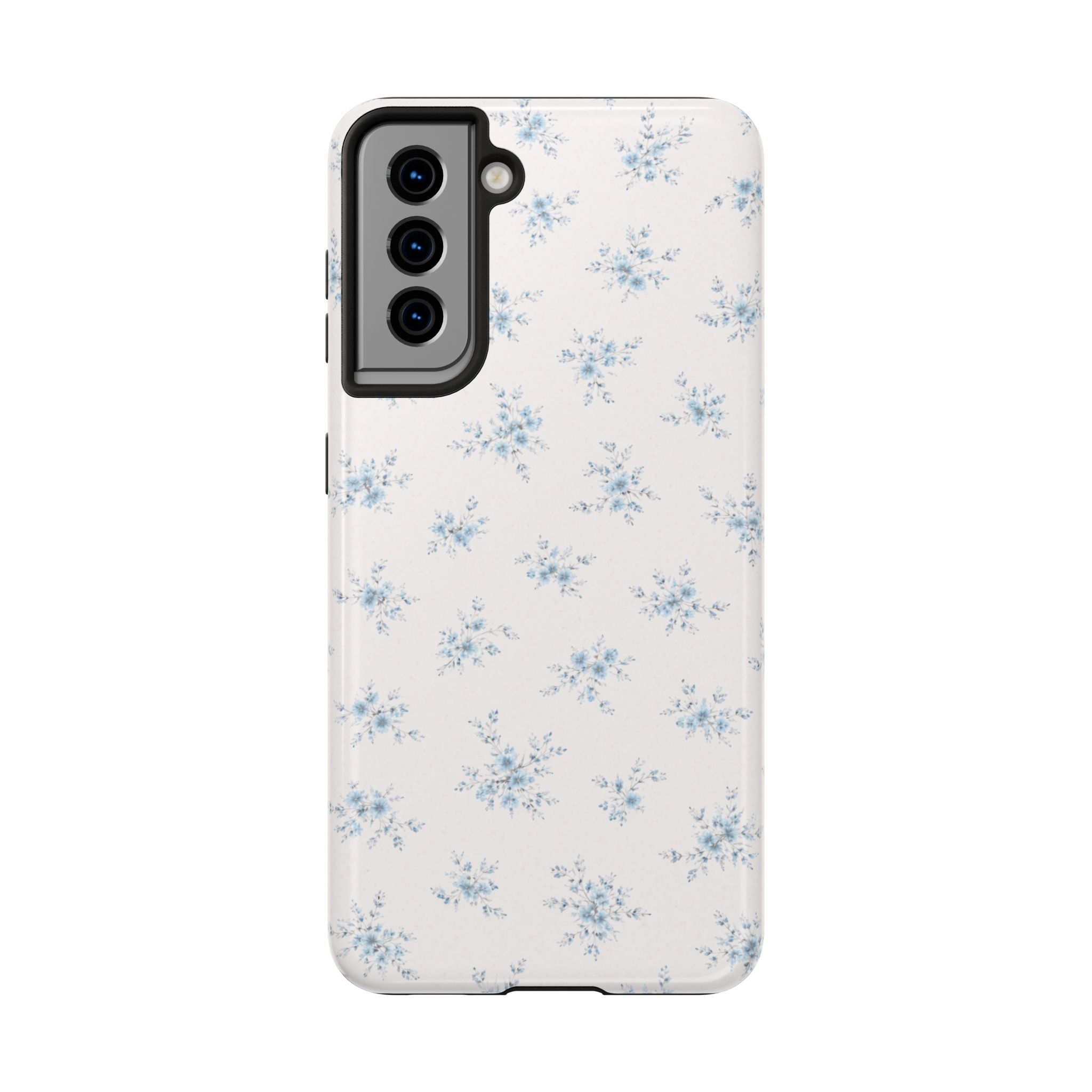 Blue Baby Breath Floral Phone Case  Samsung Galaxy| Tough Phone Cases