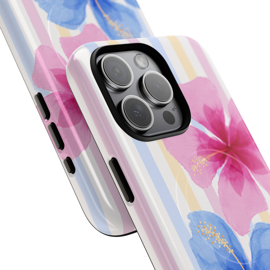 Floral Hibiscus iPhone Case – MagSafe Compatible