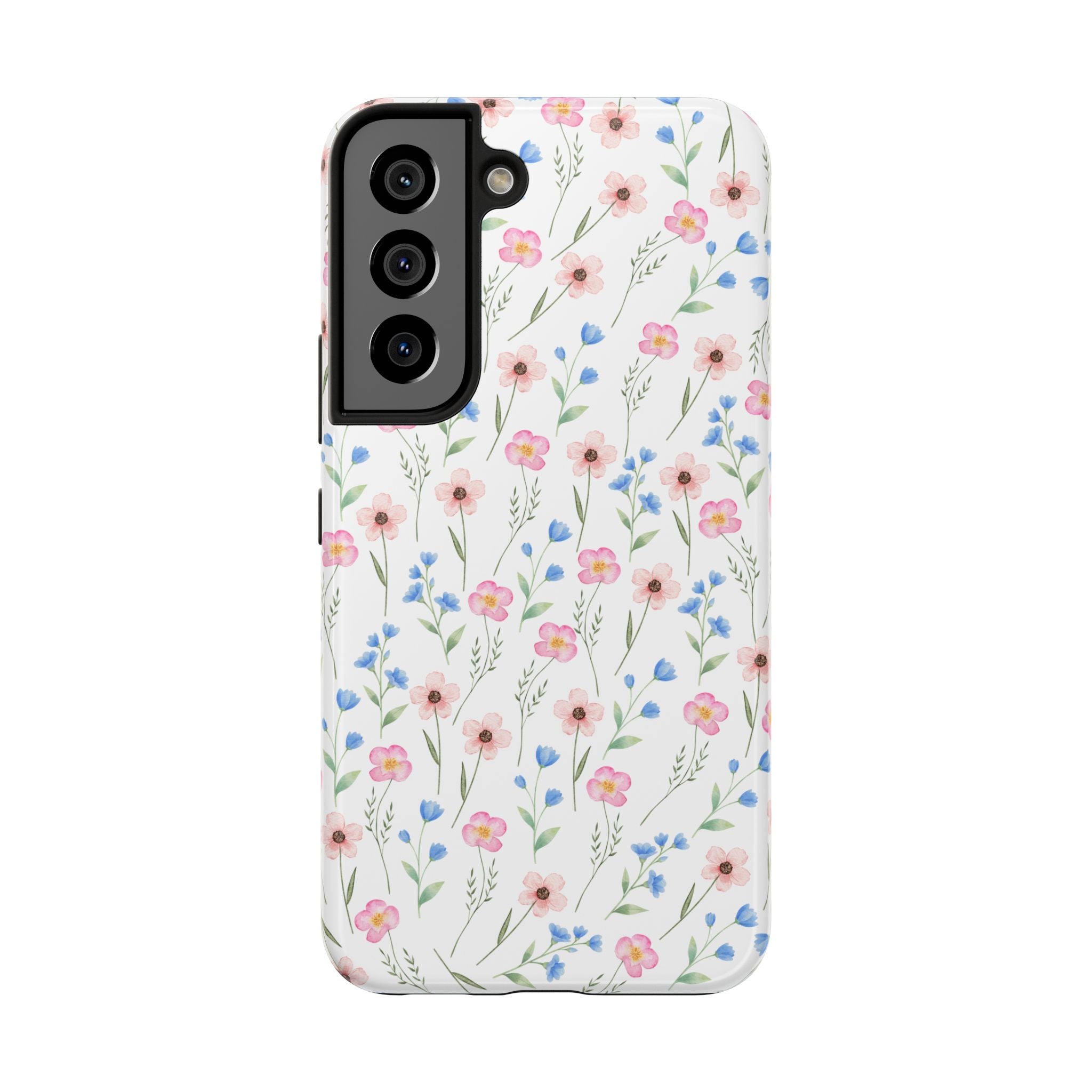 Wildflower Meadow Tough Samsung Case – Pastel Floral Protective Phone Cover