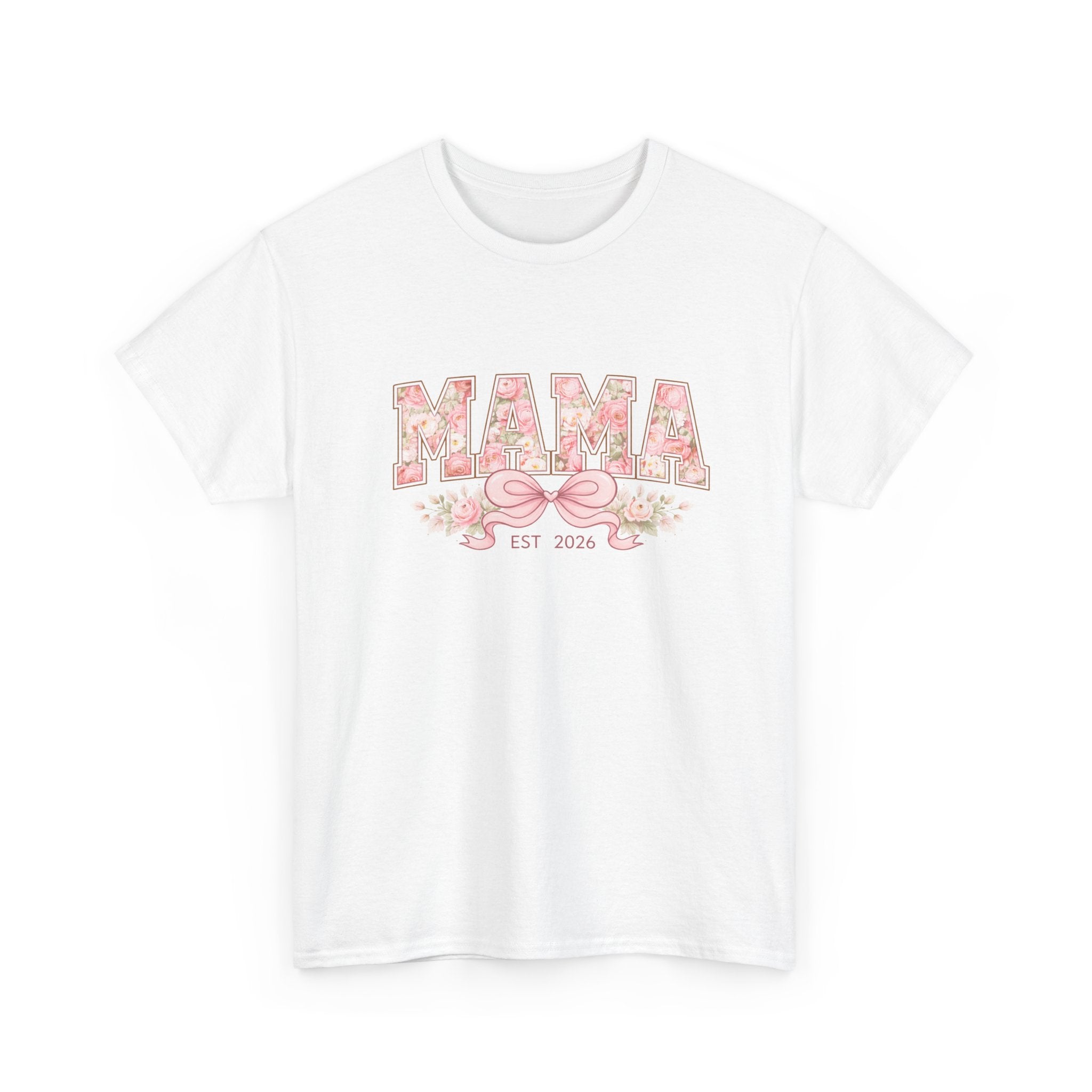 Mama Est. 2024 Floral T-Shirt — Mother's Day New Mom Gift
