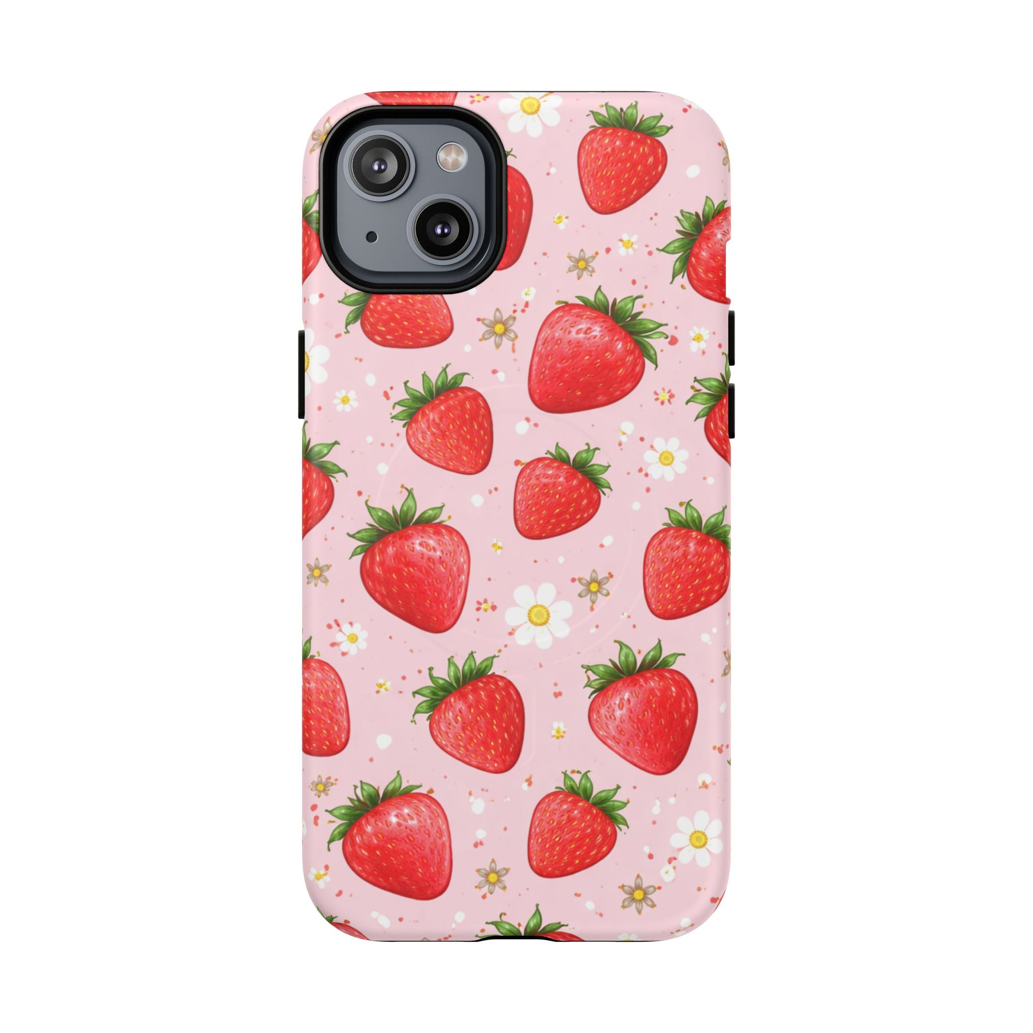 Strawberry iPhone Case – MagSafe Compatible
