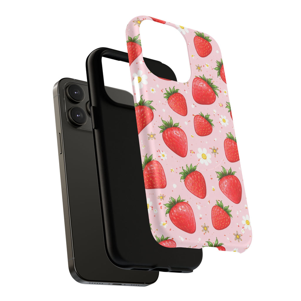 Strawberry iPhone Case – MagSafe Compatible