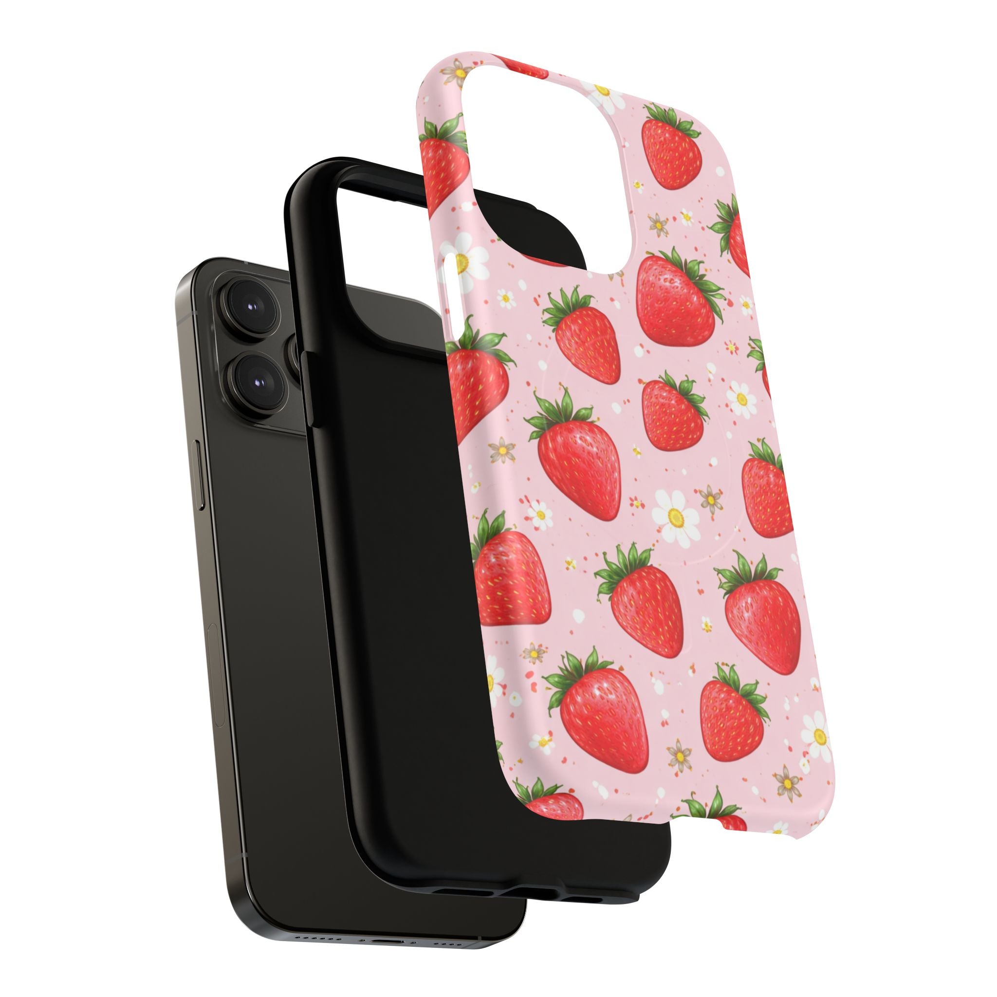 Strawberry iPhone Case – MagSafe Compatible