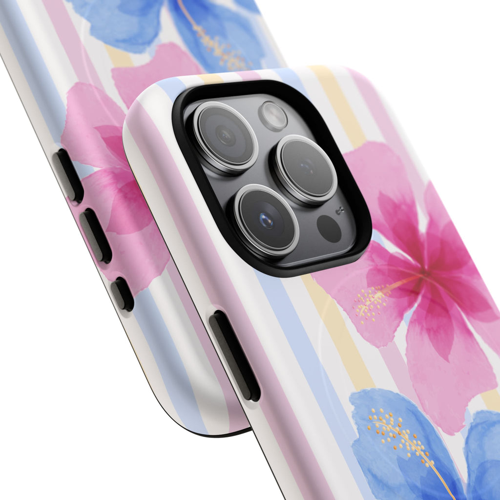 Floral Hibiscus iPhone Case – MagSafe Compatible