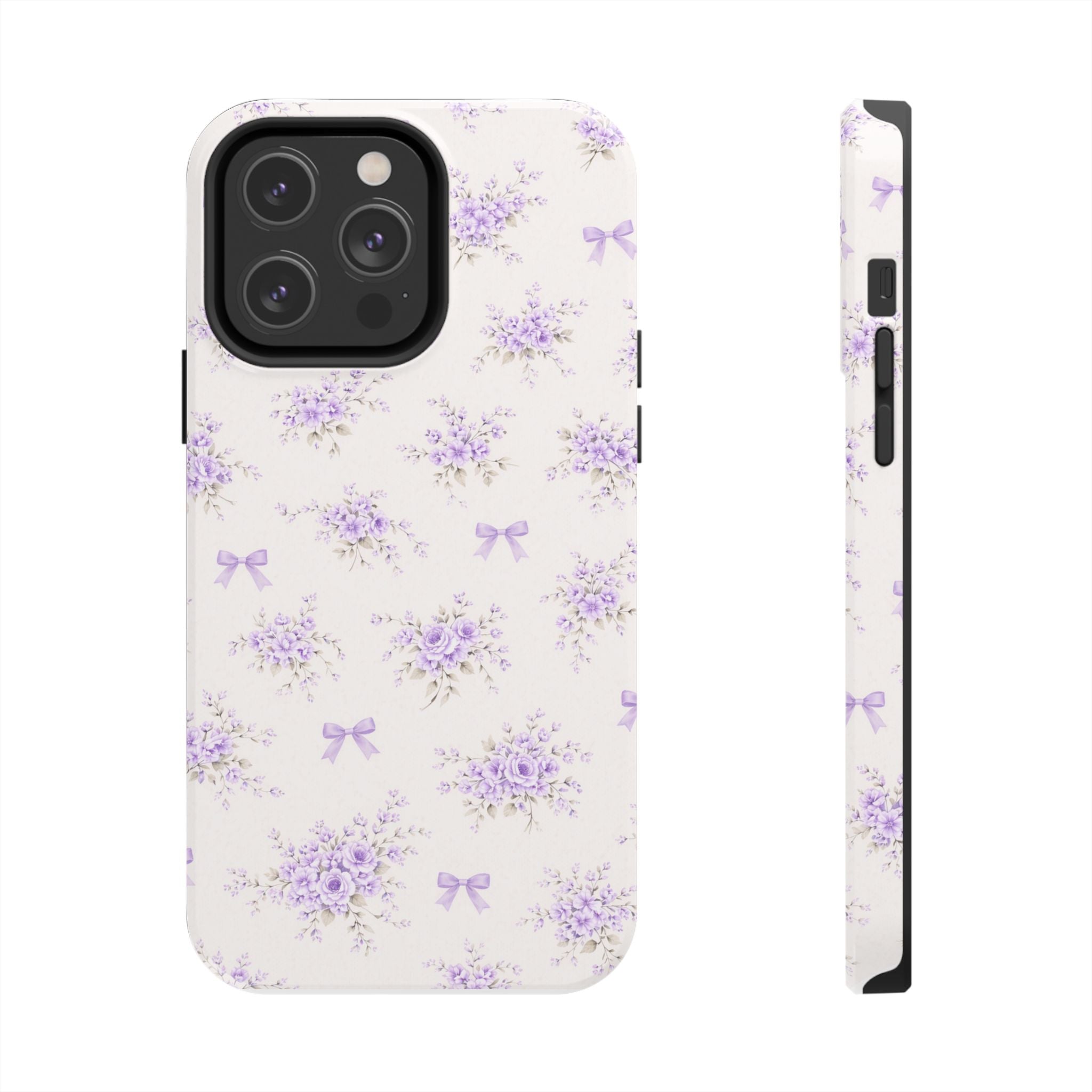 Lavender Floral Bouquet iPhone Case | Tough Phone Case