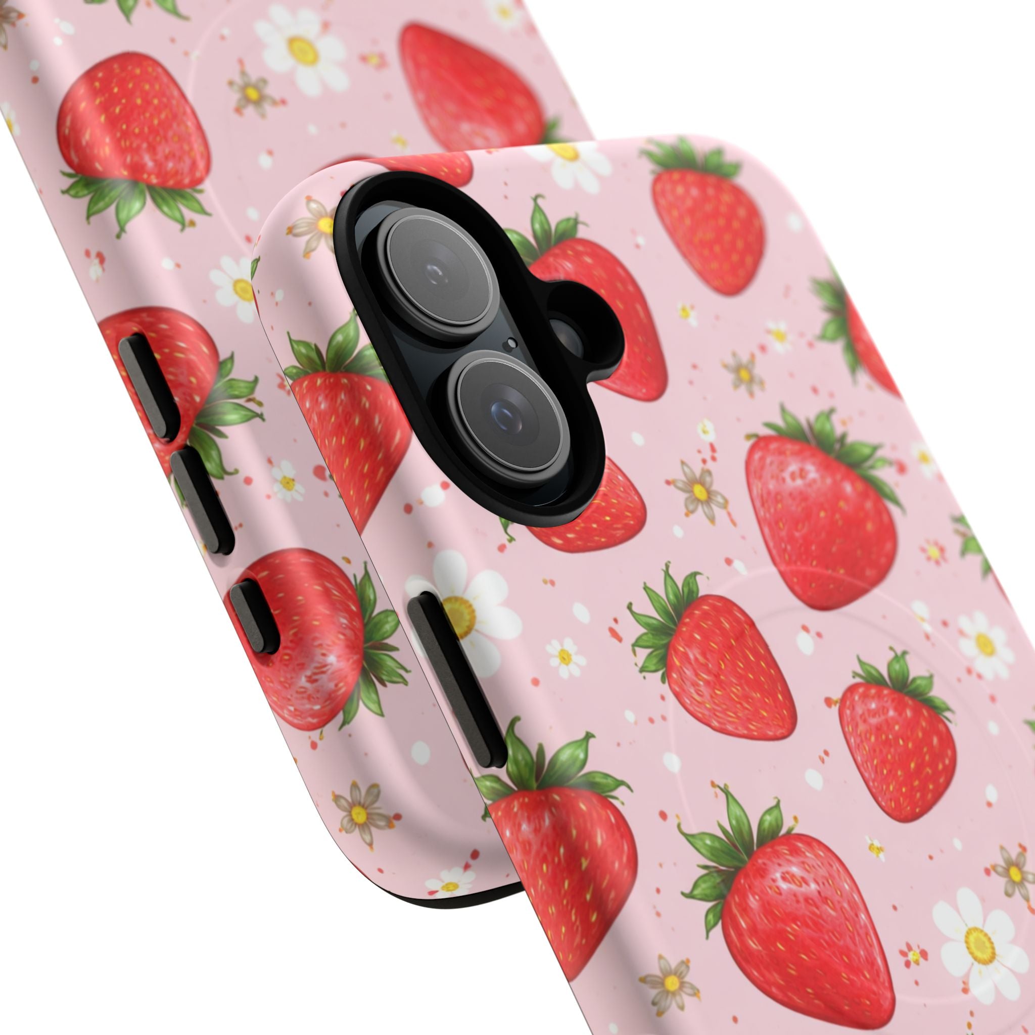Strawberry iPhone Case – MagSafe Compatible
