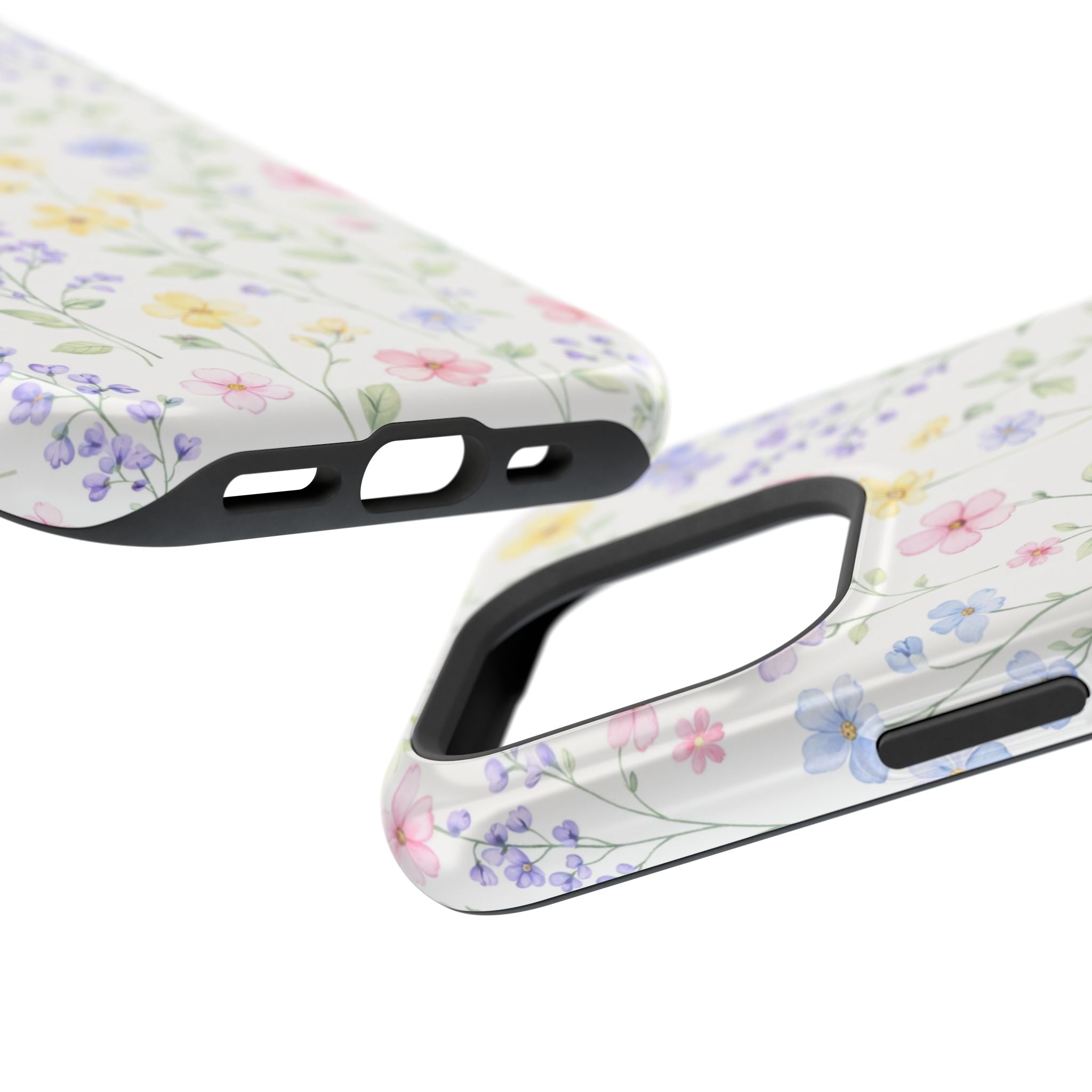 Pastel Wildflower Pattern iPhone Case | Magnetic Impact-Resistant Case