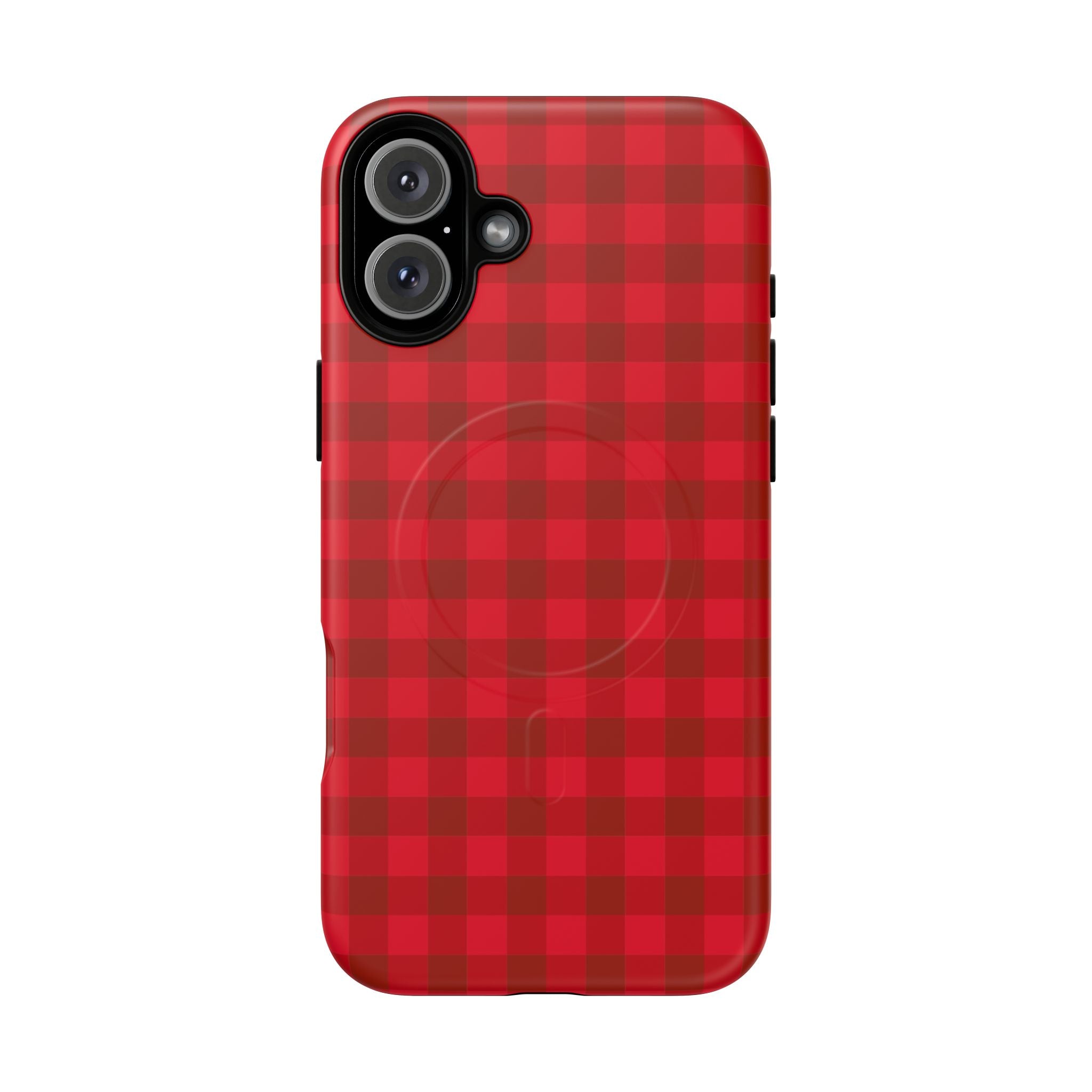 Red Buffalo Plaid iPhone Case – MagSafe Compatible