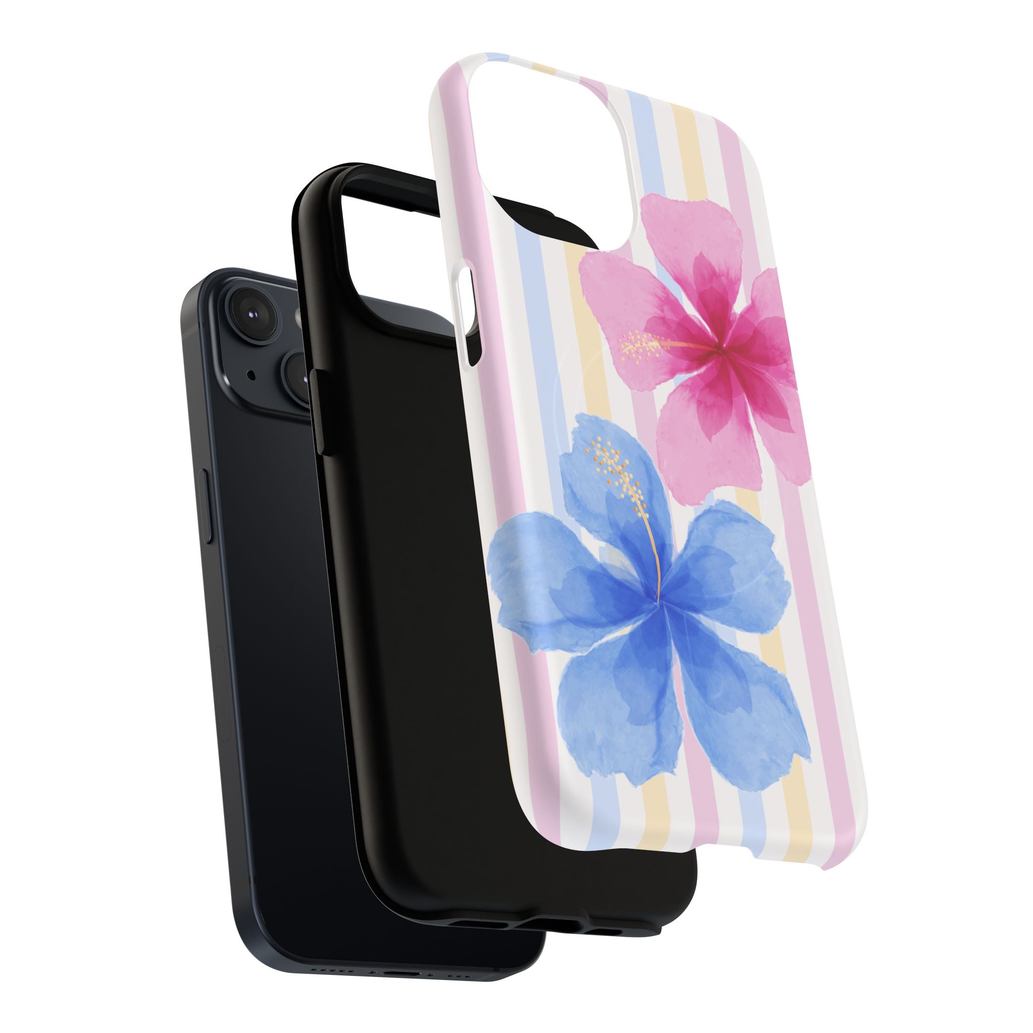 Floral Hibiscus iPhone Case – MagSafe Compatible
