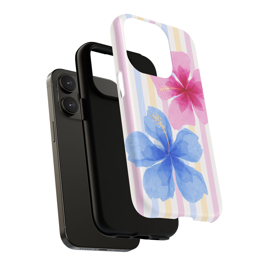 Floral Hibiscus iPhone Case – MagSafe Compatible