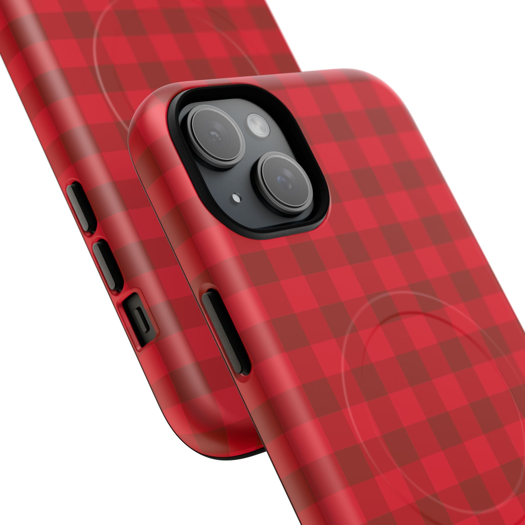 Red Buffalo Plaid iPhone Case – MagSafe Compatible