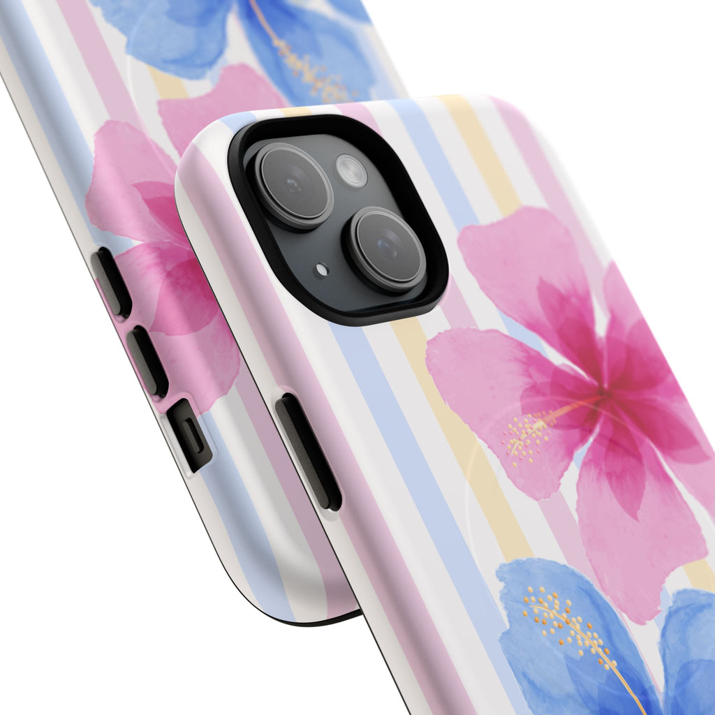 Floral Hibiscus iPhone Case – MagSafe Compatible