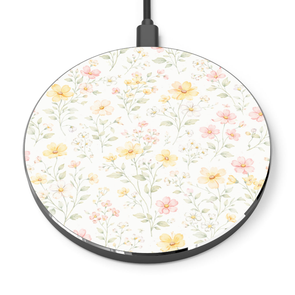 Watercolor Wildflowers Wireless Charger