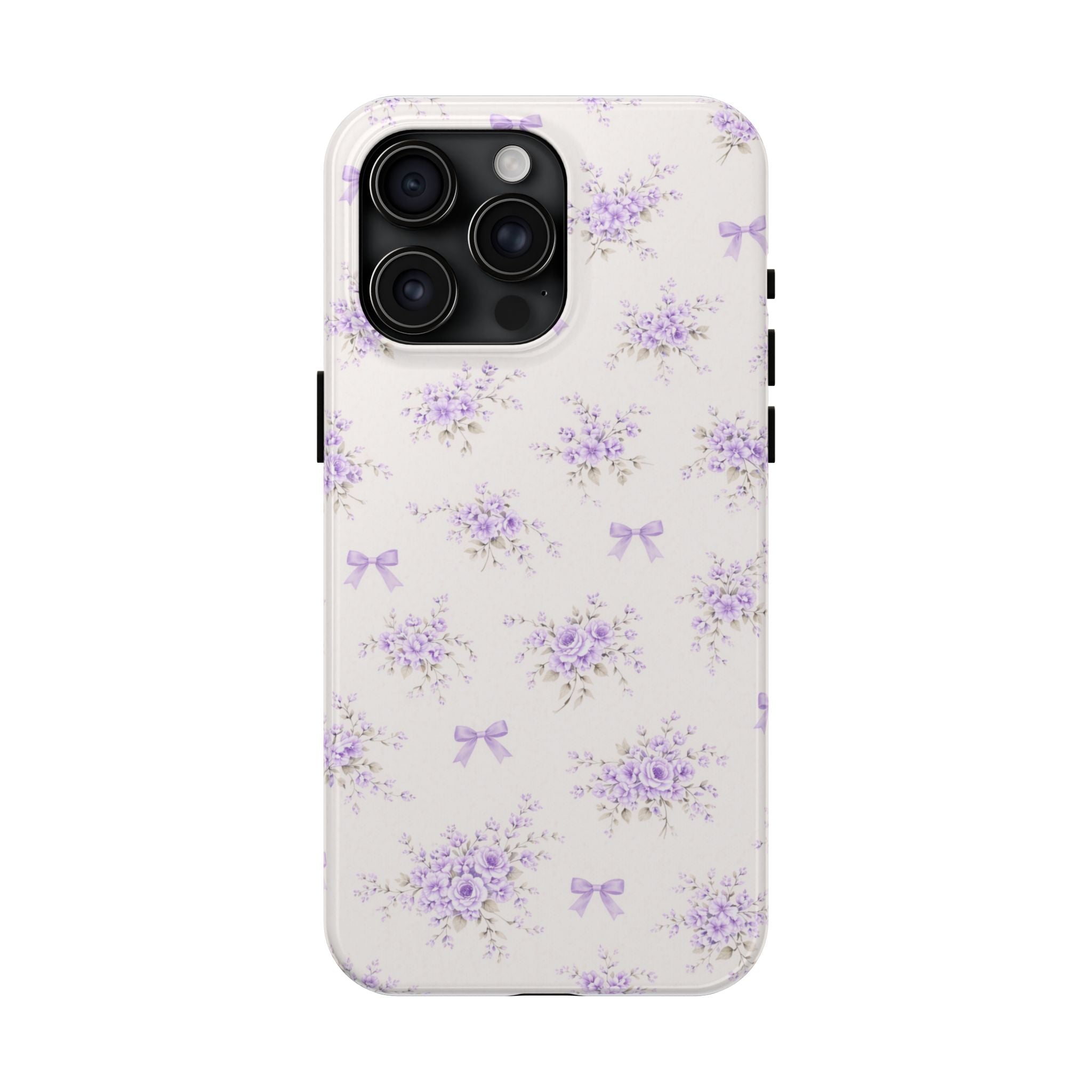 Lavender Floral Bouquet iPhone Case | Tough Phone Case