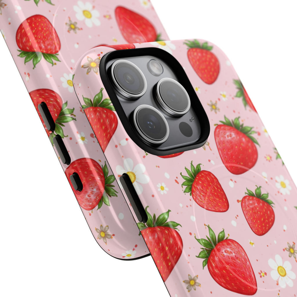 Strawberry iPhone Case – MagSafe Compatible