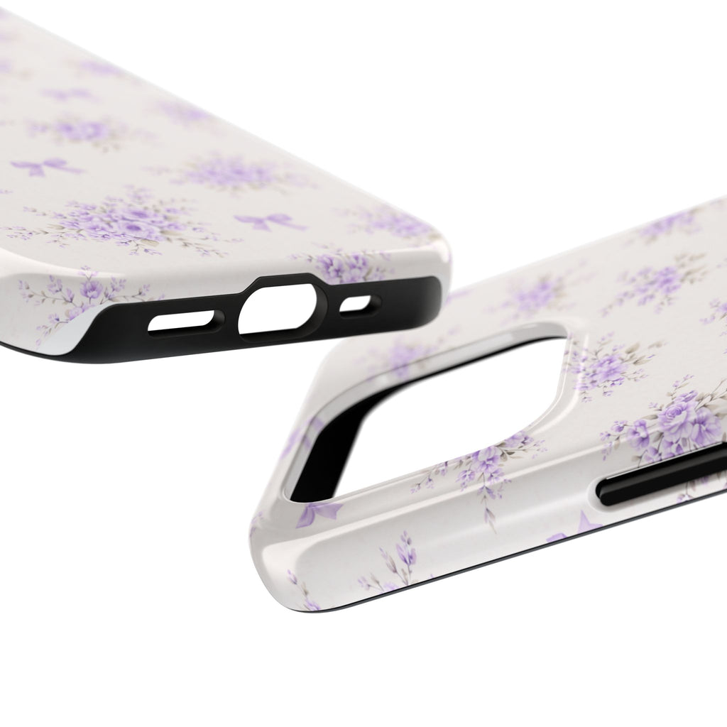 Lavender Floral Bouquet iPhone Case | Tough Phone Case
