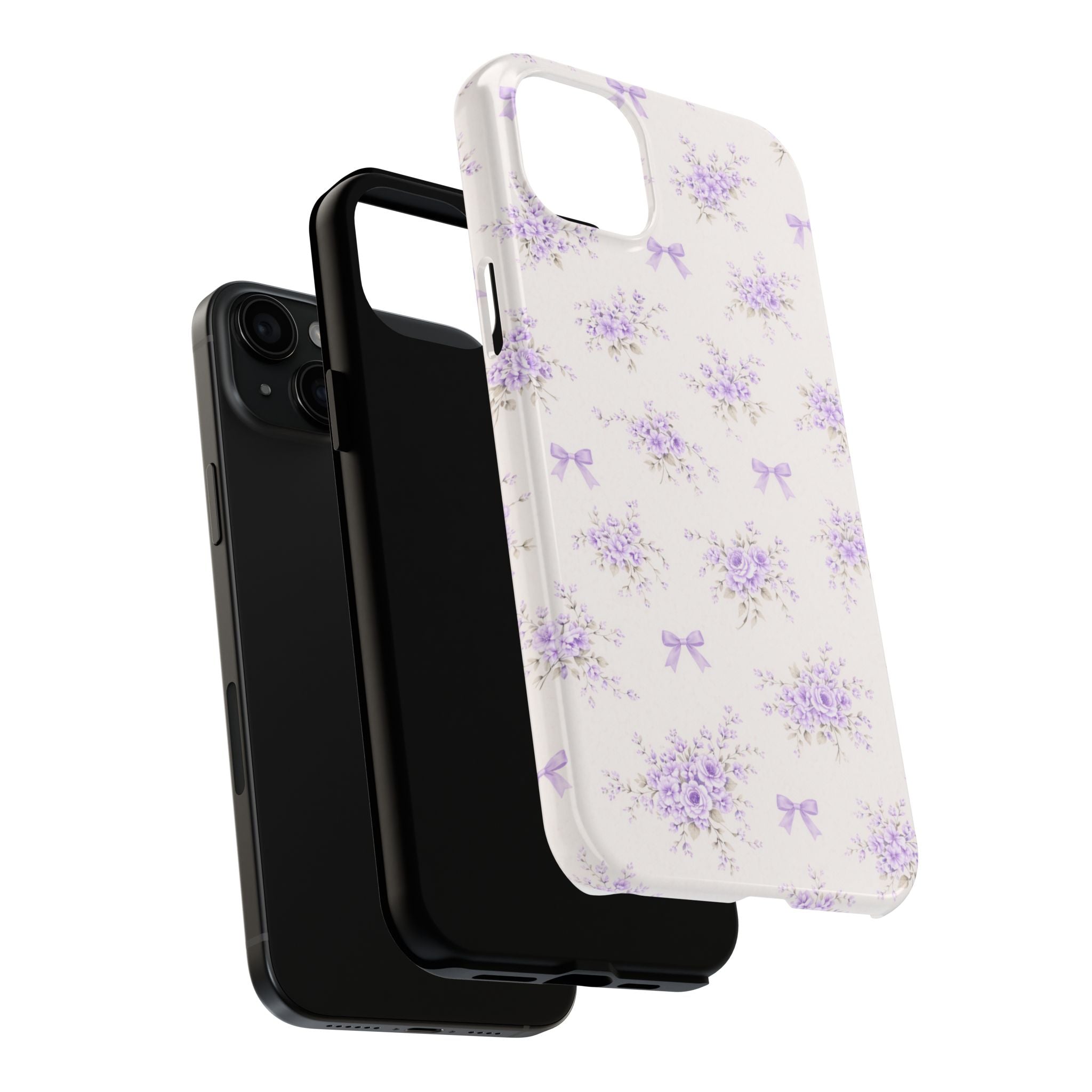 Lavender Floral Bouquet iPhone Case | Tough Phone Case