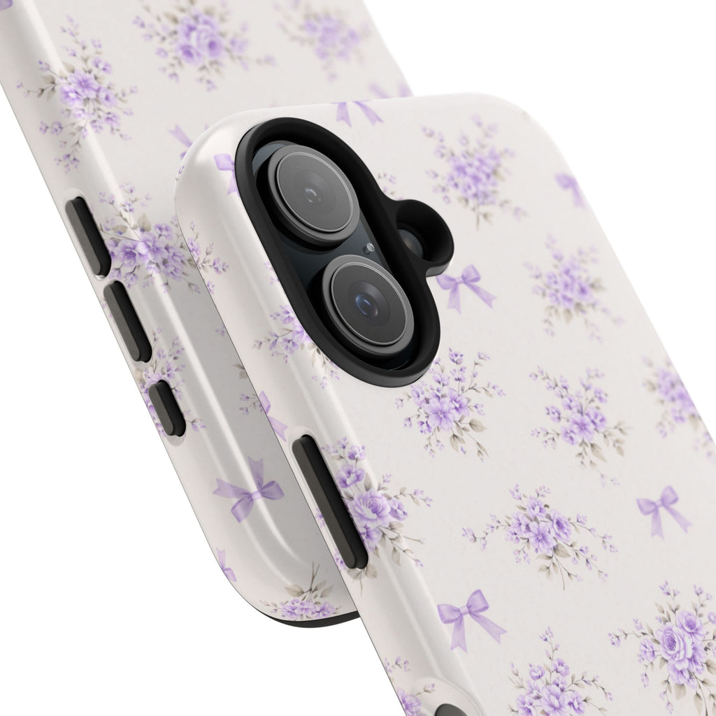 Lavender Floral Bouquet iPhone Case | Tough Phone Case