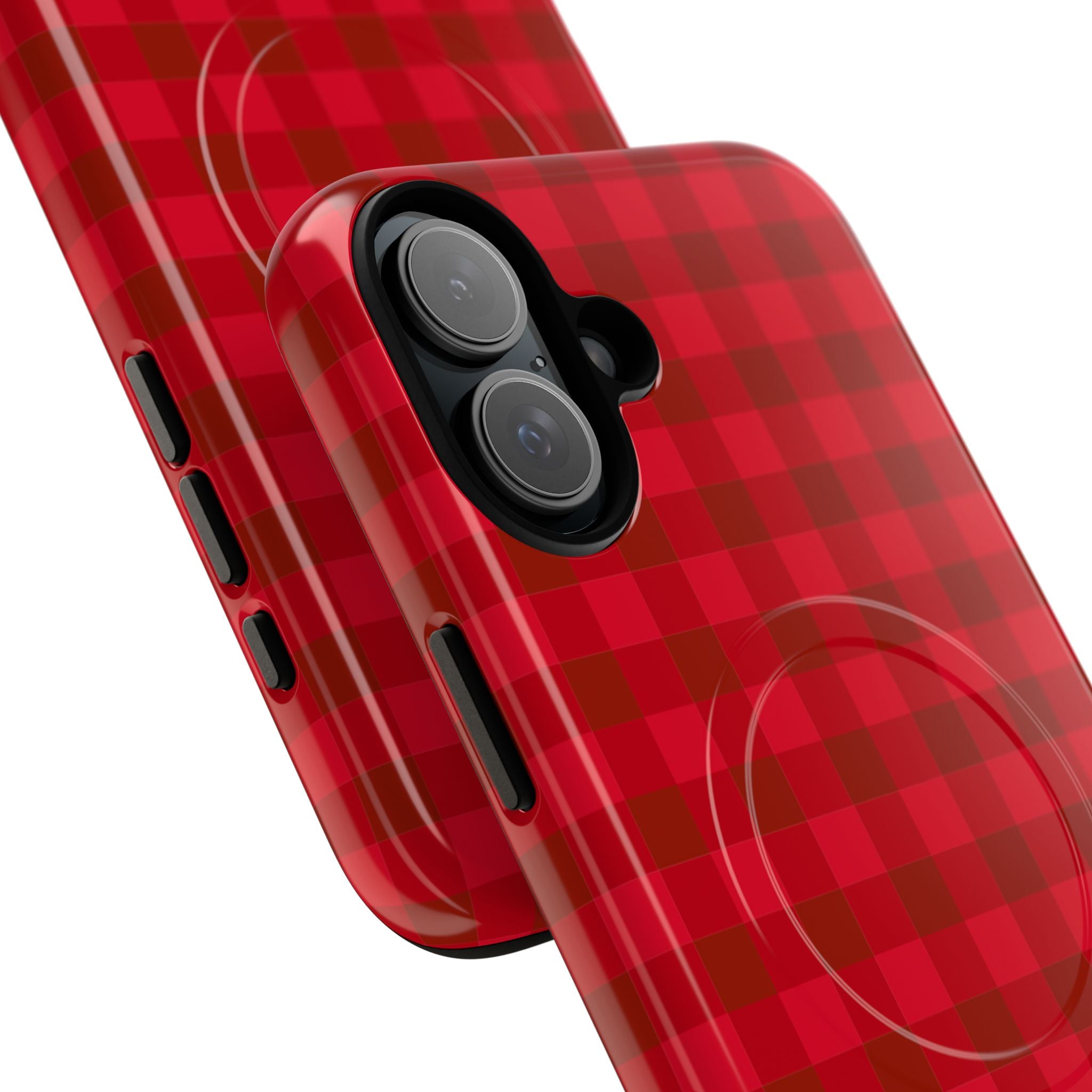 Red Buffalo Plaid iPhone Case – MagSafe Compatible
