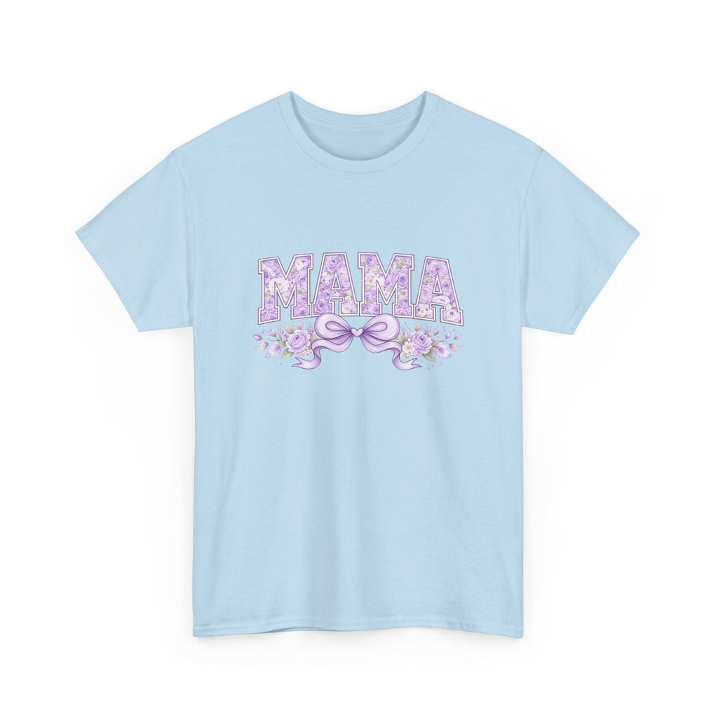 Mama Floral Tee — Lavender 'MAMA' Mother's Day Shirt