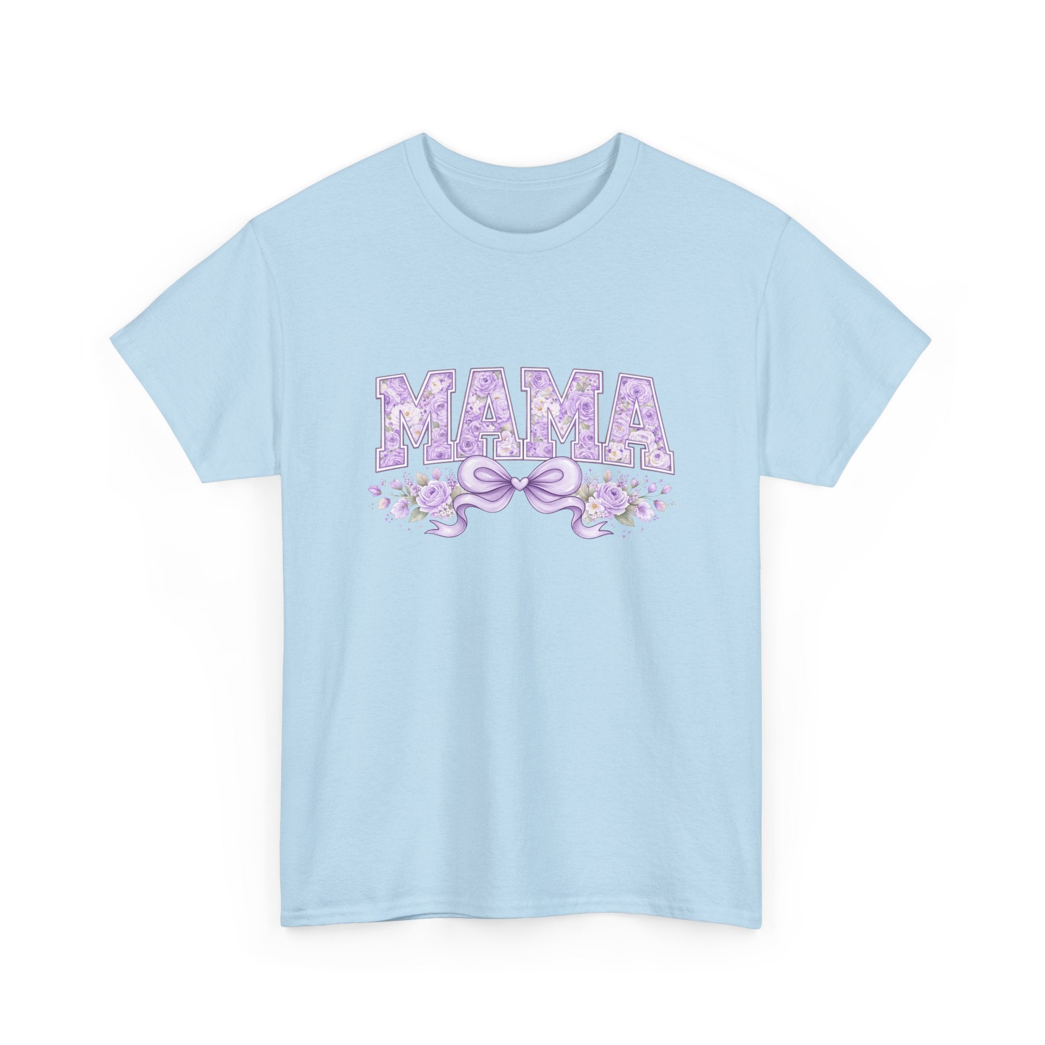 Mama Floral Tee — Lavender 'MAMA' Mother's Day Shirt
