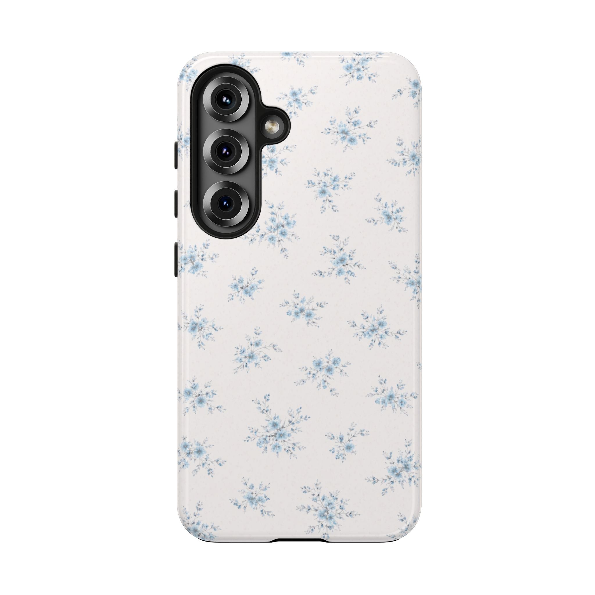 Blue Baby Breath Floral Phone Case  Samsung Galaxy| Tough Phone Cases