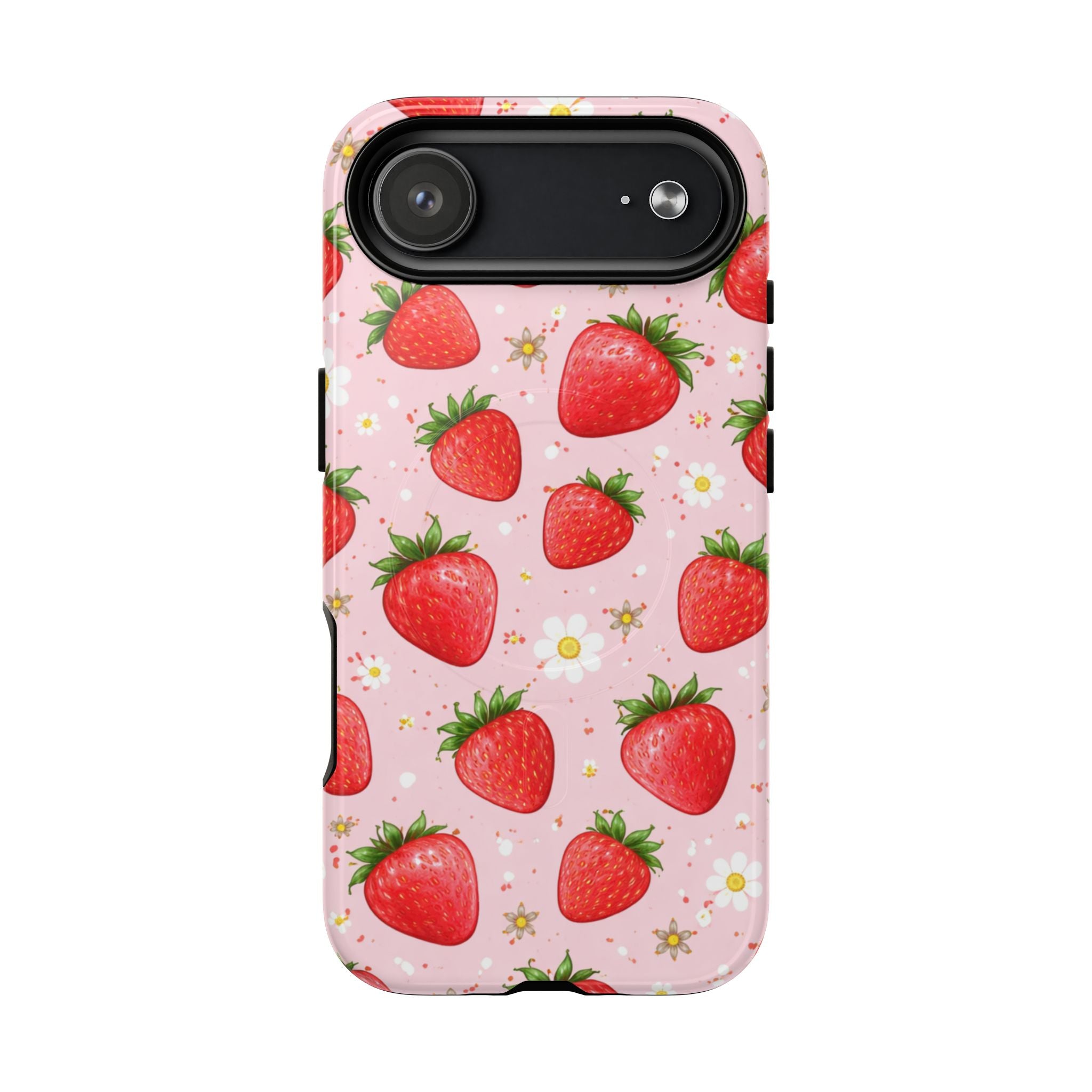 Strawberry iPhone Case – MagSafe Compatible