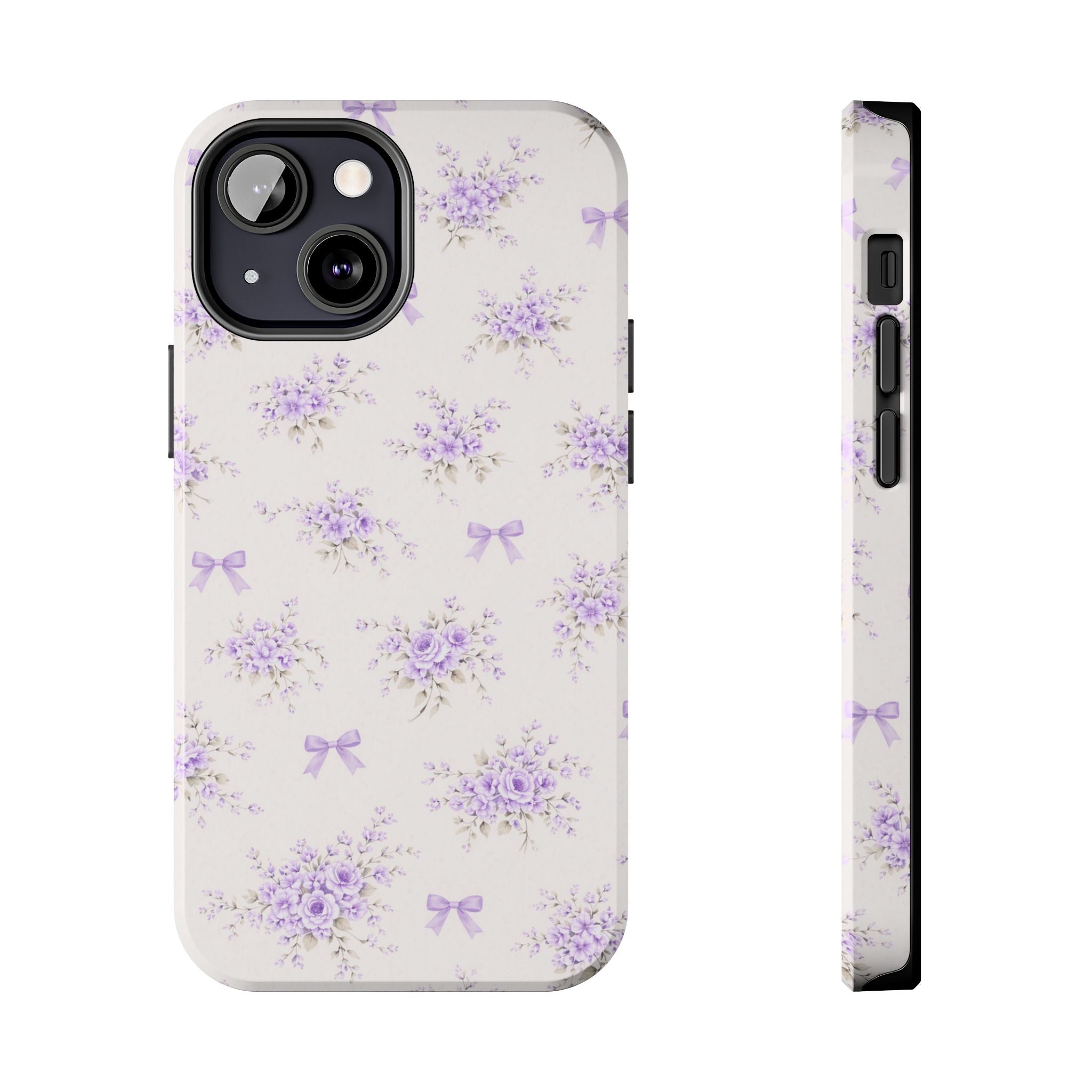 Lavender Floral Bouquet iPhone Case | Tough Phone Case