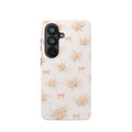 Peach Floral Bouquet Pattern   Samsung Galaxy  Case | Magnetic Impact-Resistant Case