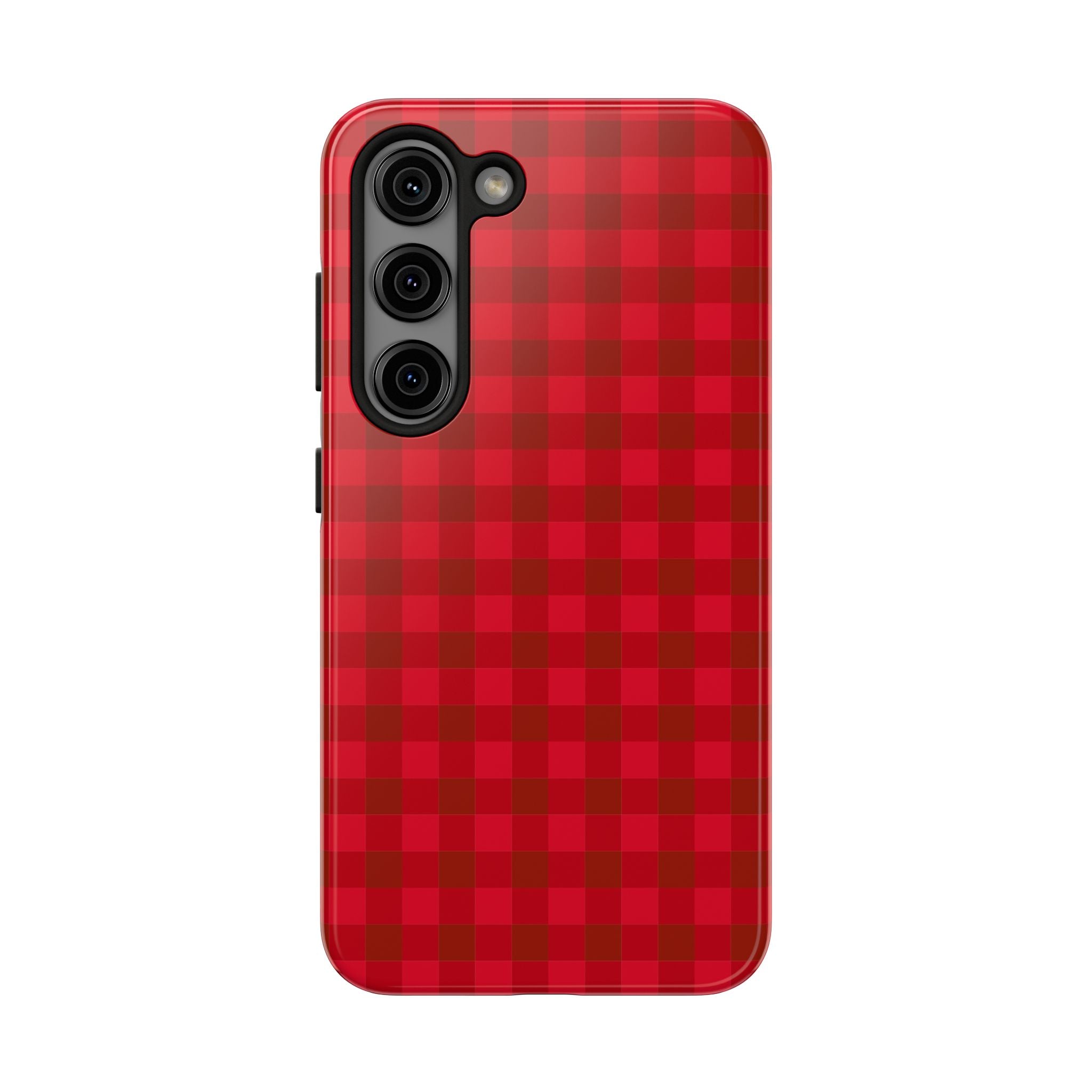 Red Buffalo Plaid Tough Samsung Case - Durable Protective Check Pattern Cover
