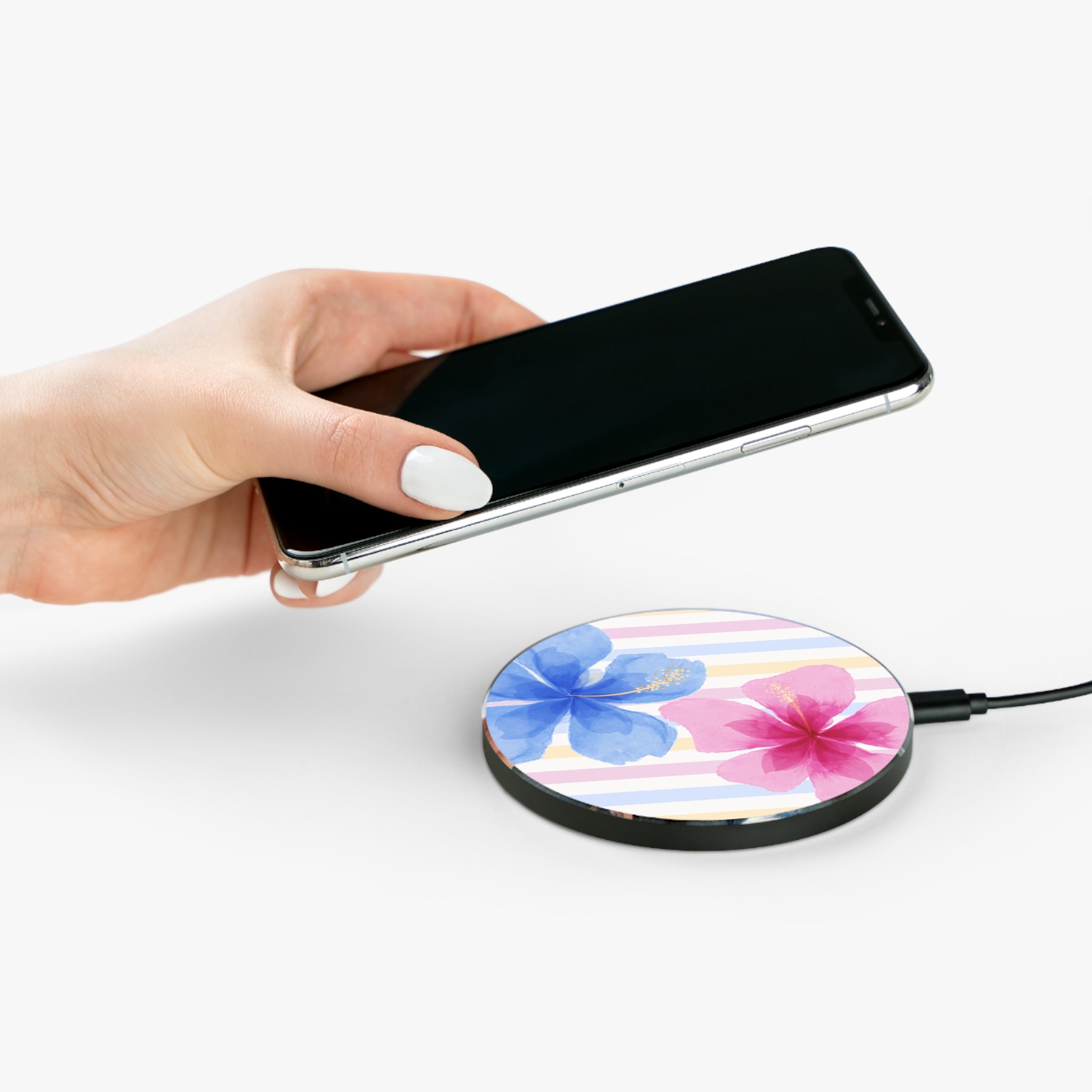 Floral Hibiscus Wireless Charger