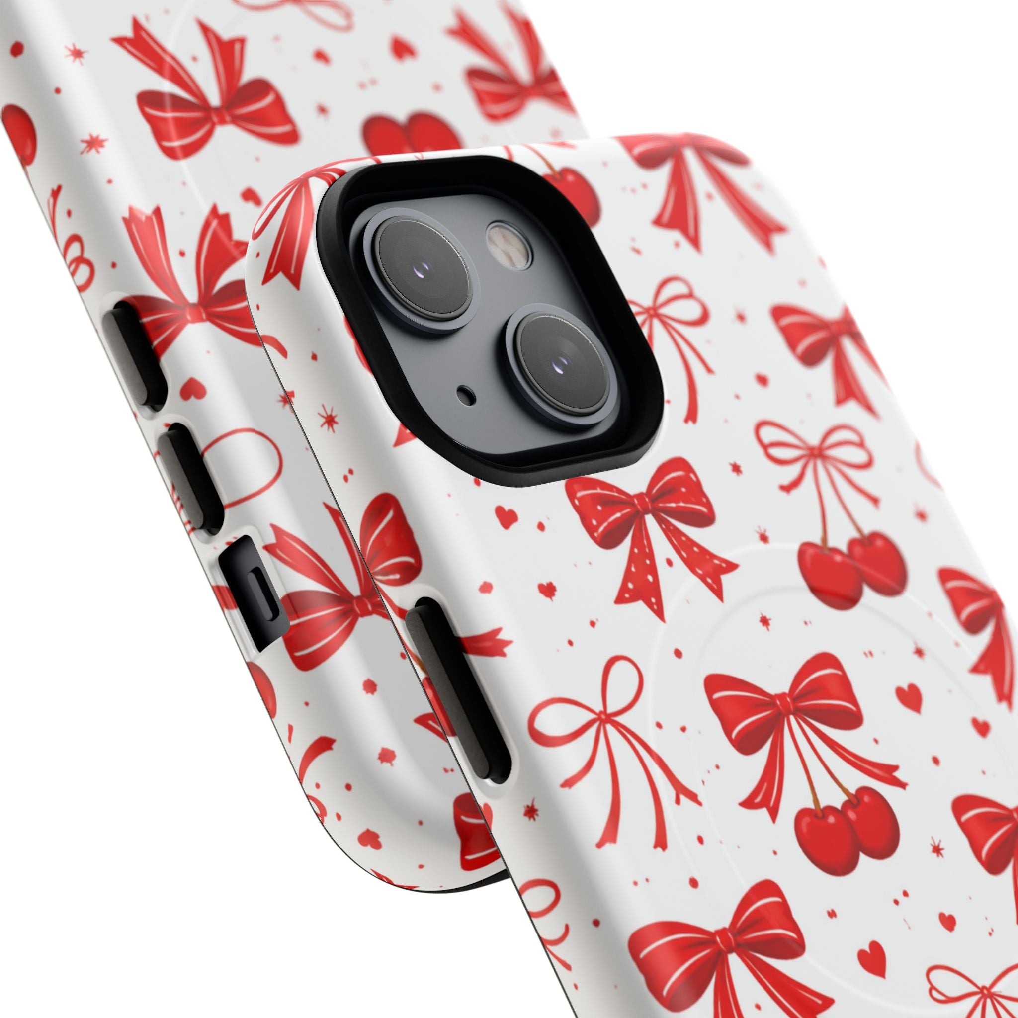 Cherry Bow iPhone Case – MagSafe Compatible