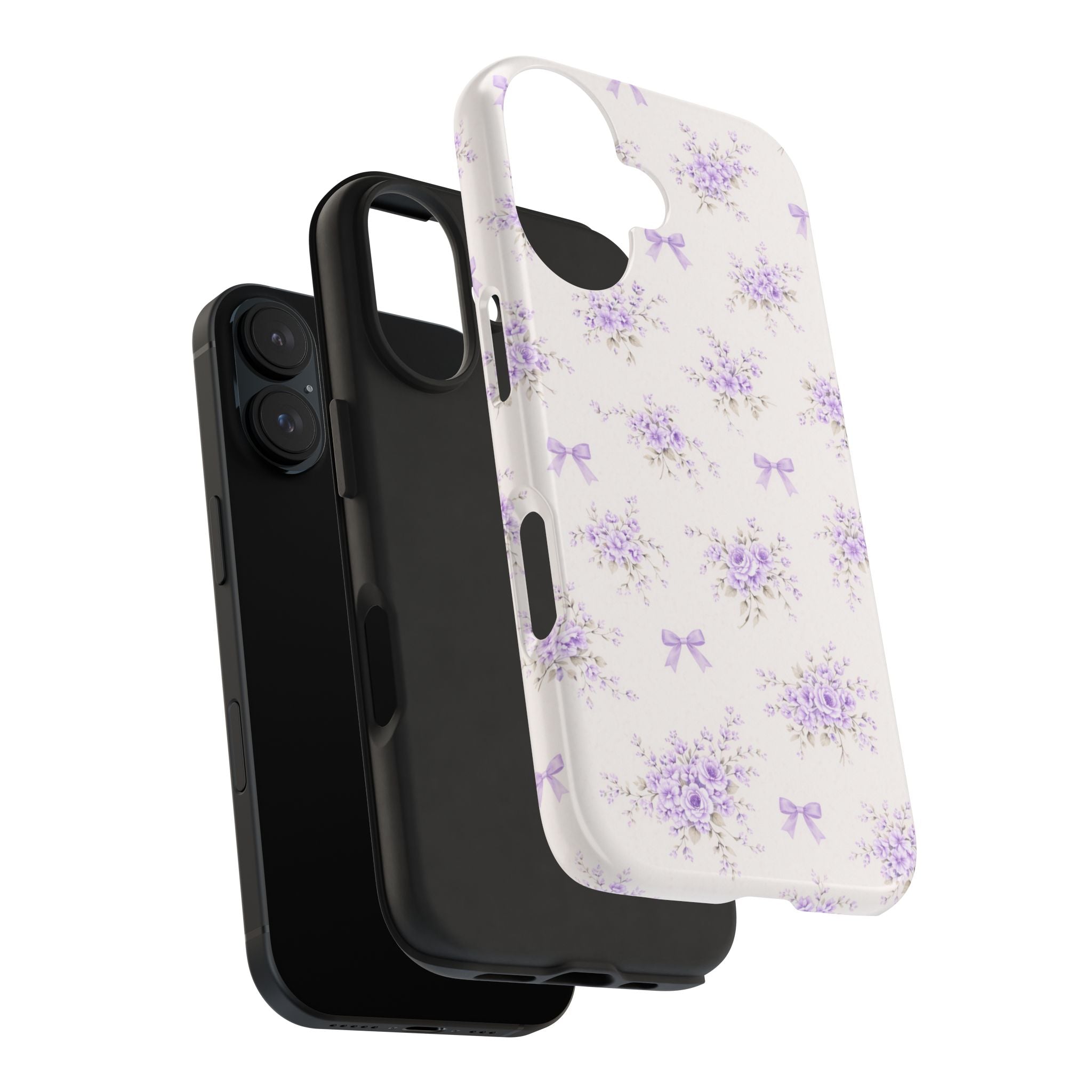 Lavender Floral Bouquet iPhone Case | Tough Phone Case